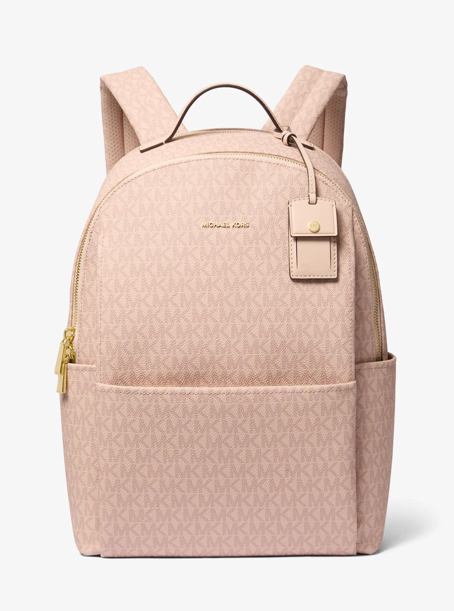 Sable Large Signature Logo Backpack Designer Handbag Fashion Shoulder Bag