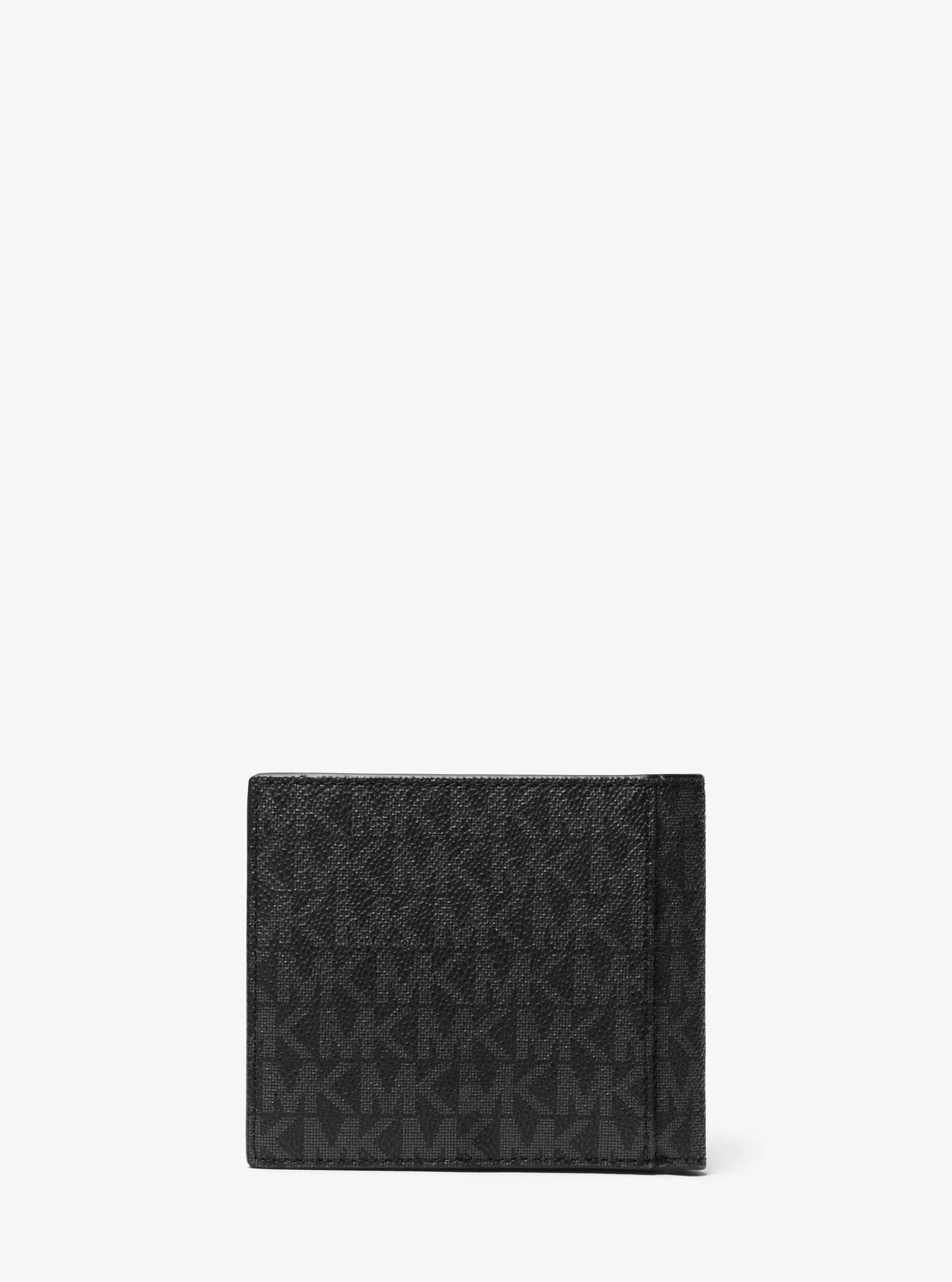 Hudson Signature Logo Billfold Wallet Designer Wallet Card Holder