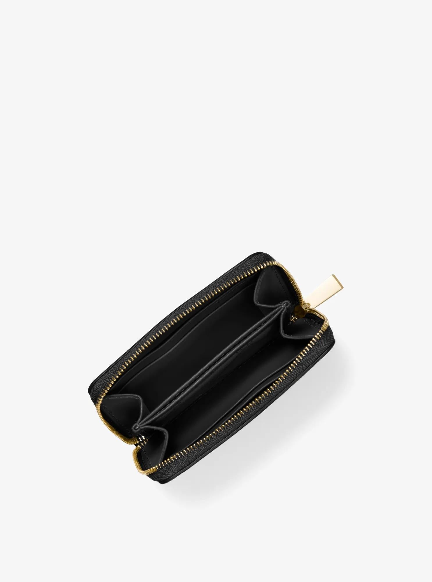 Small Pebbled Leather Wallet Designer Wallet Card Holder