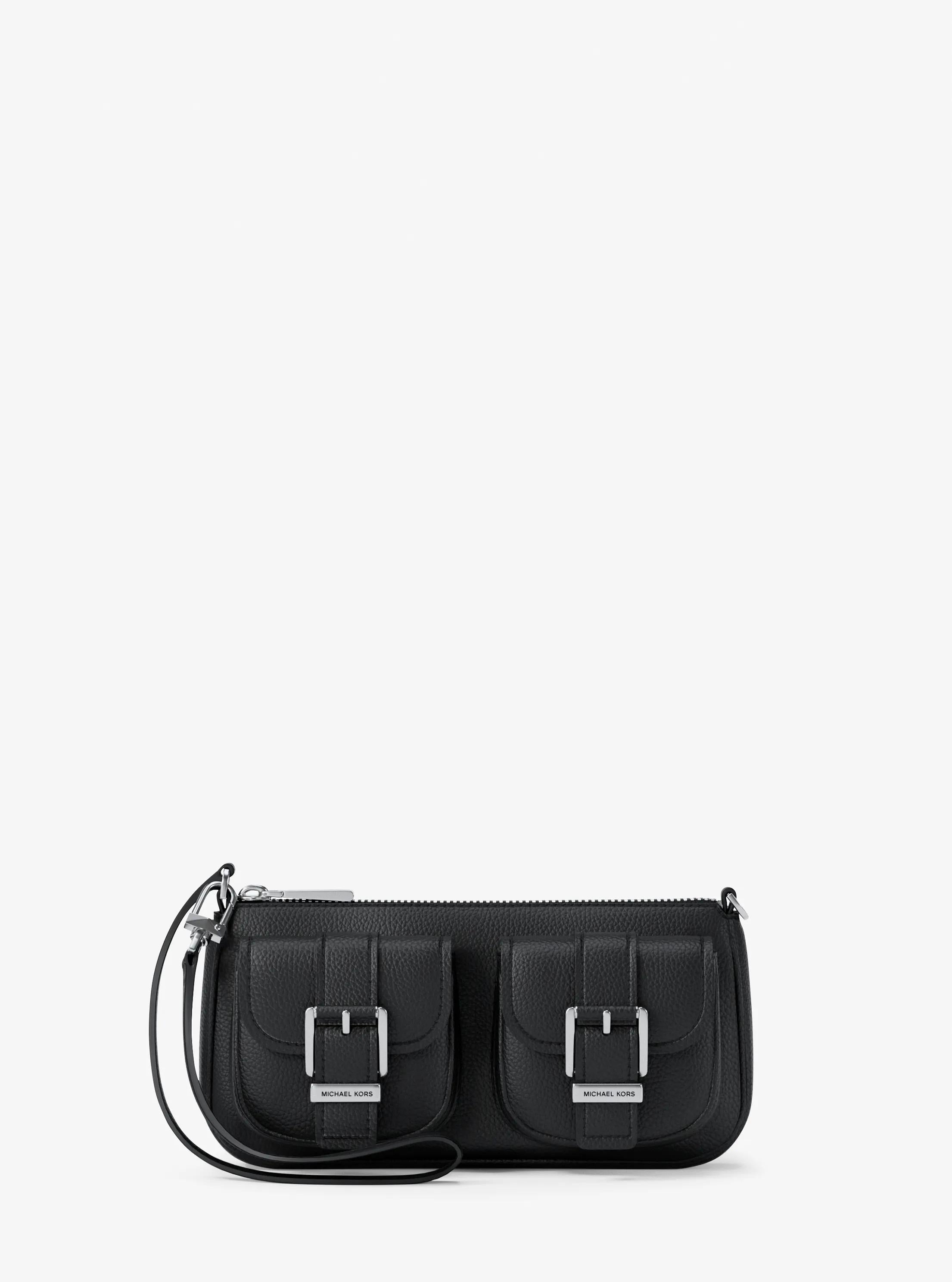 Zoe Small Pebbled Leather Pochette Designer Handbag Fashion Shoulder Bag