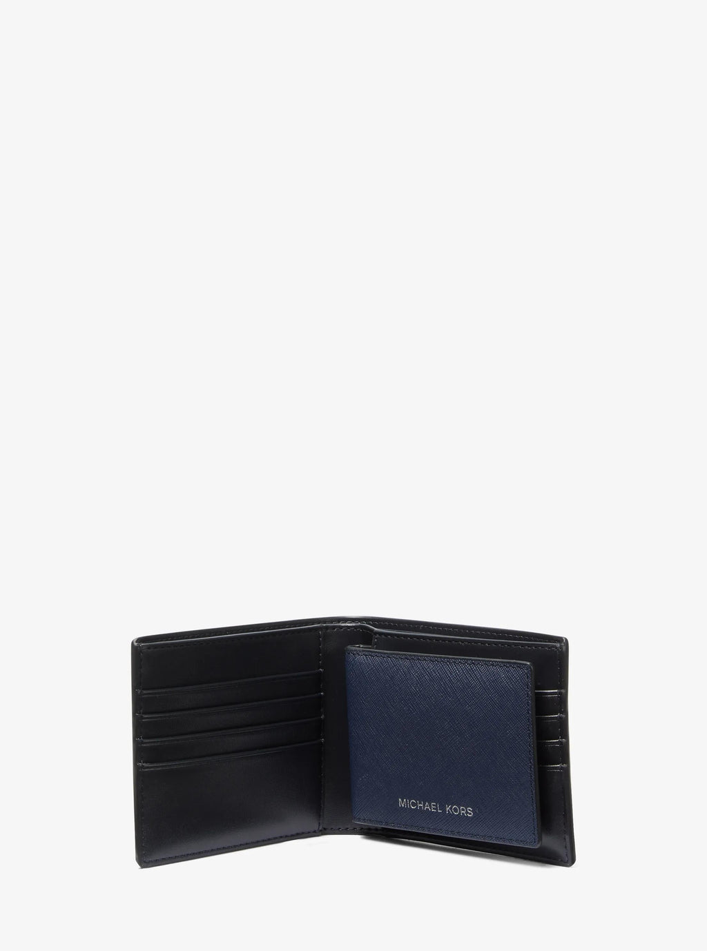 Varick Saffiano Leather Billfold Wallet With Passcase Designer Wallet Card Holder