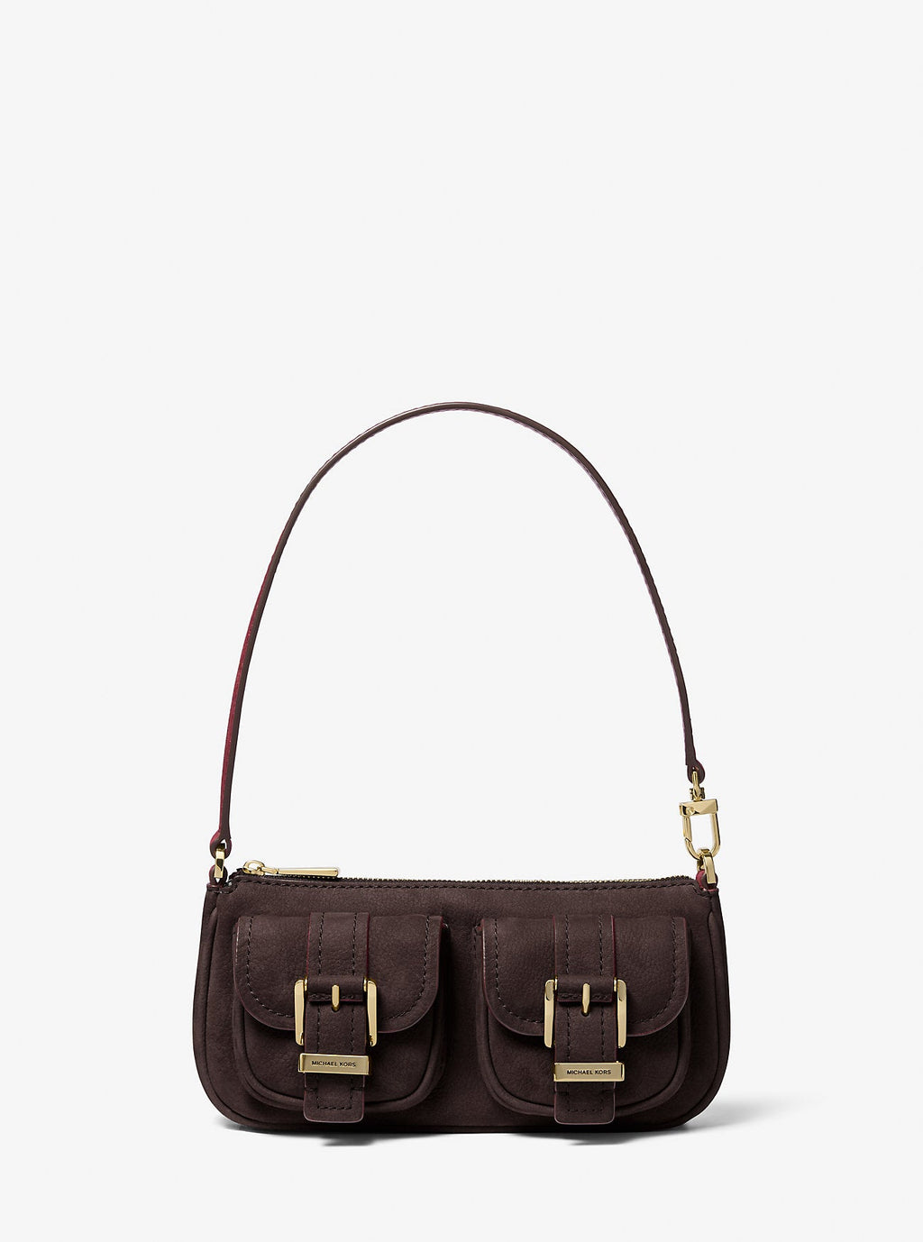 Zoe Small Suede Convertible Pochette Designer Handbag Fashion Shoulder Bag
