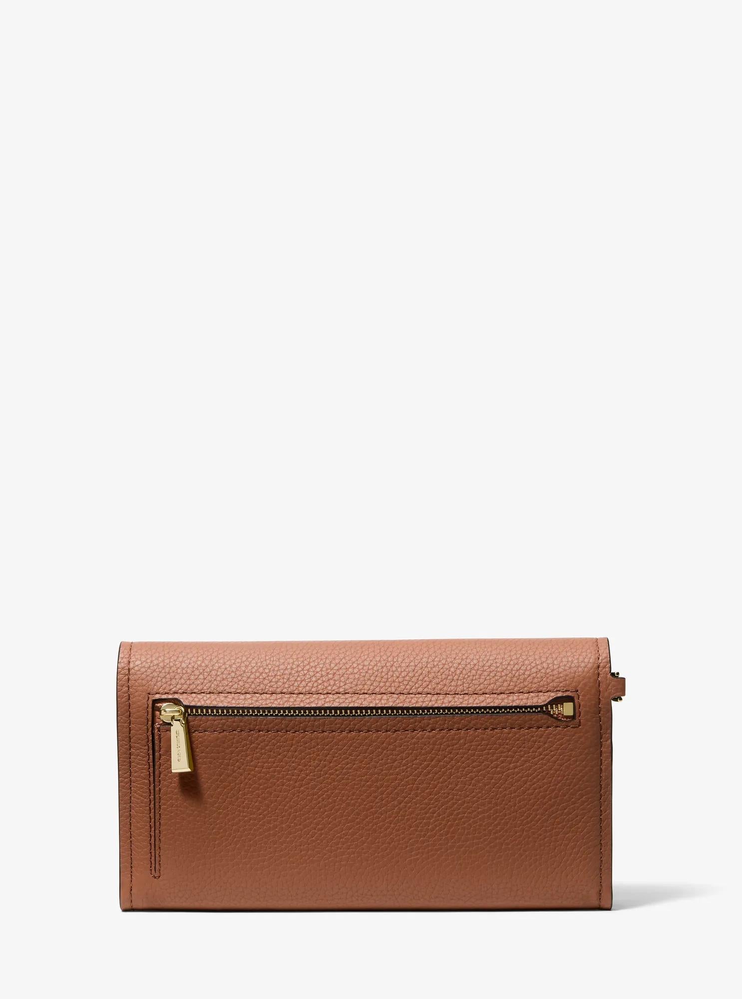 Jet Set Medium Pebbled Leather Smartphone Wristlet Designer Handbag Fashion Shoulder Bag