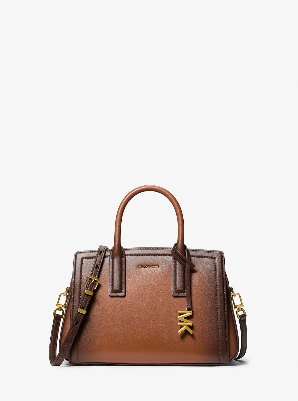 Laila Small Burnished Leather Satchel Designer Handbag Fashion Shoulder Bag