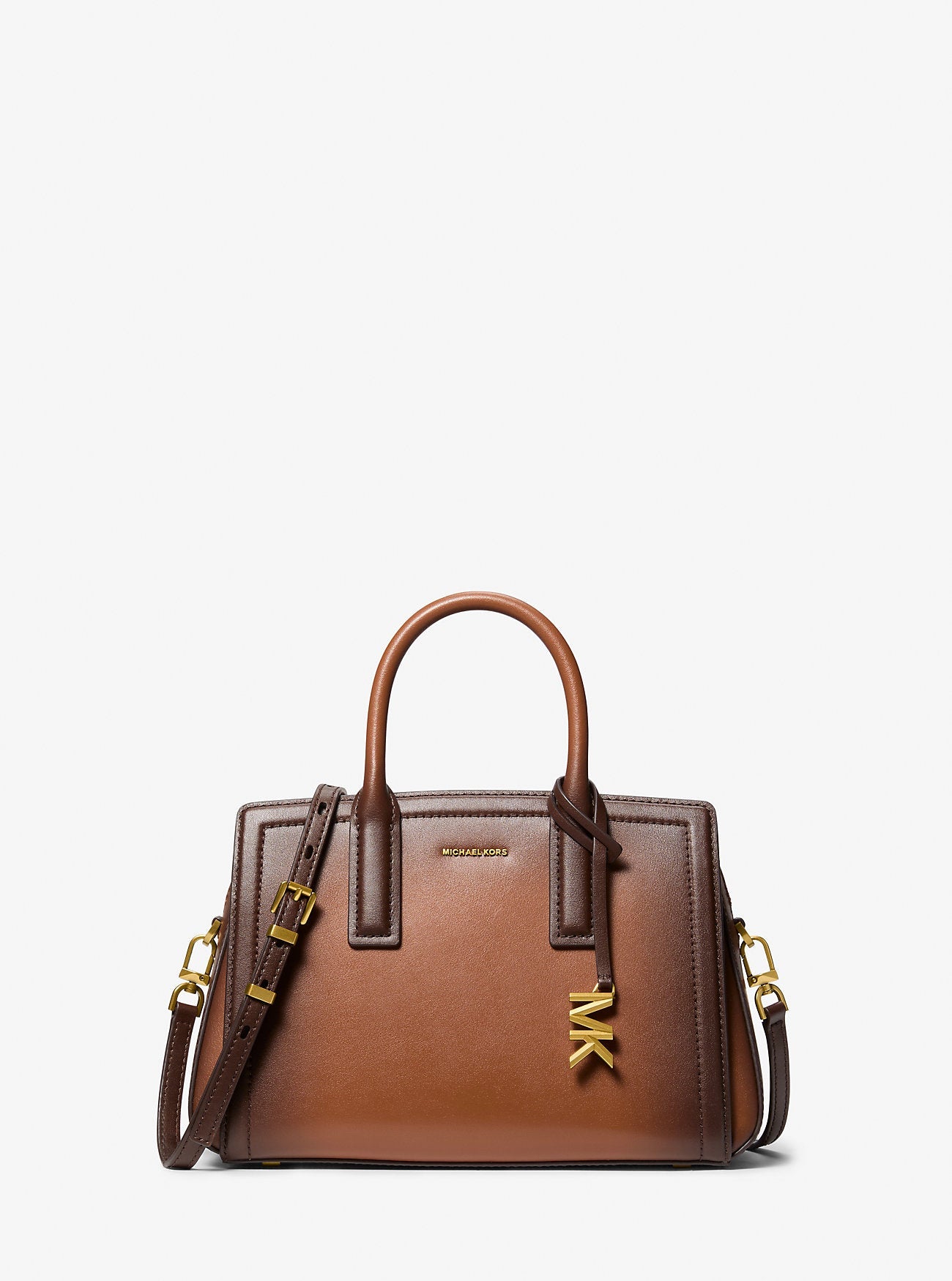 Laila Small Burnished Leather Satchel Designer Handbag Fashion Shoulder Bag