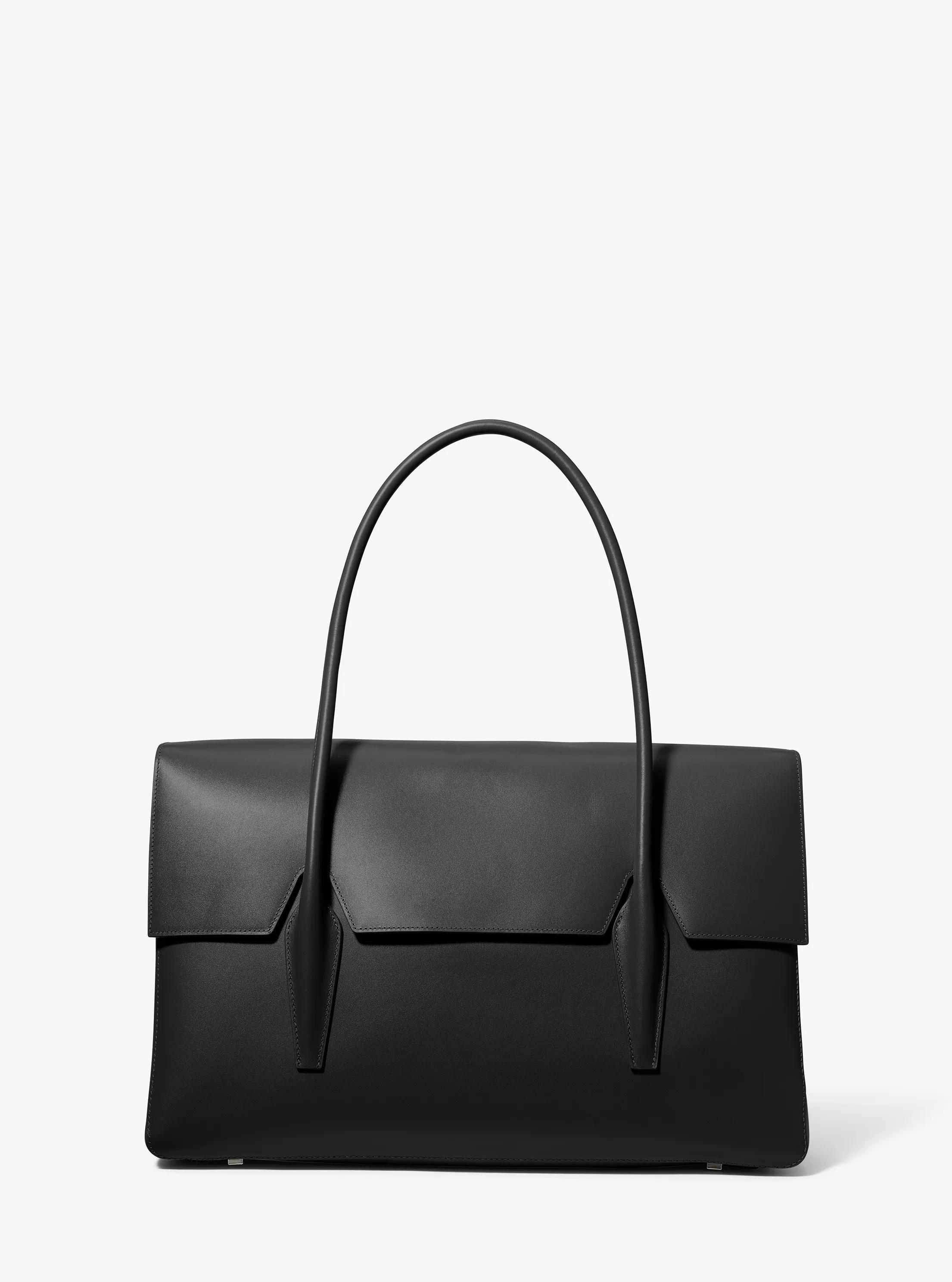 Natasha Large Leather Satchel Designer Handbag Fashion Shoulder Bag