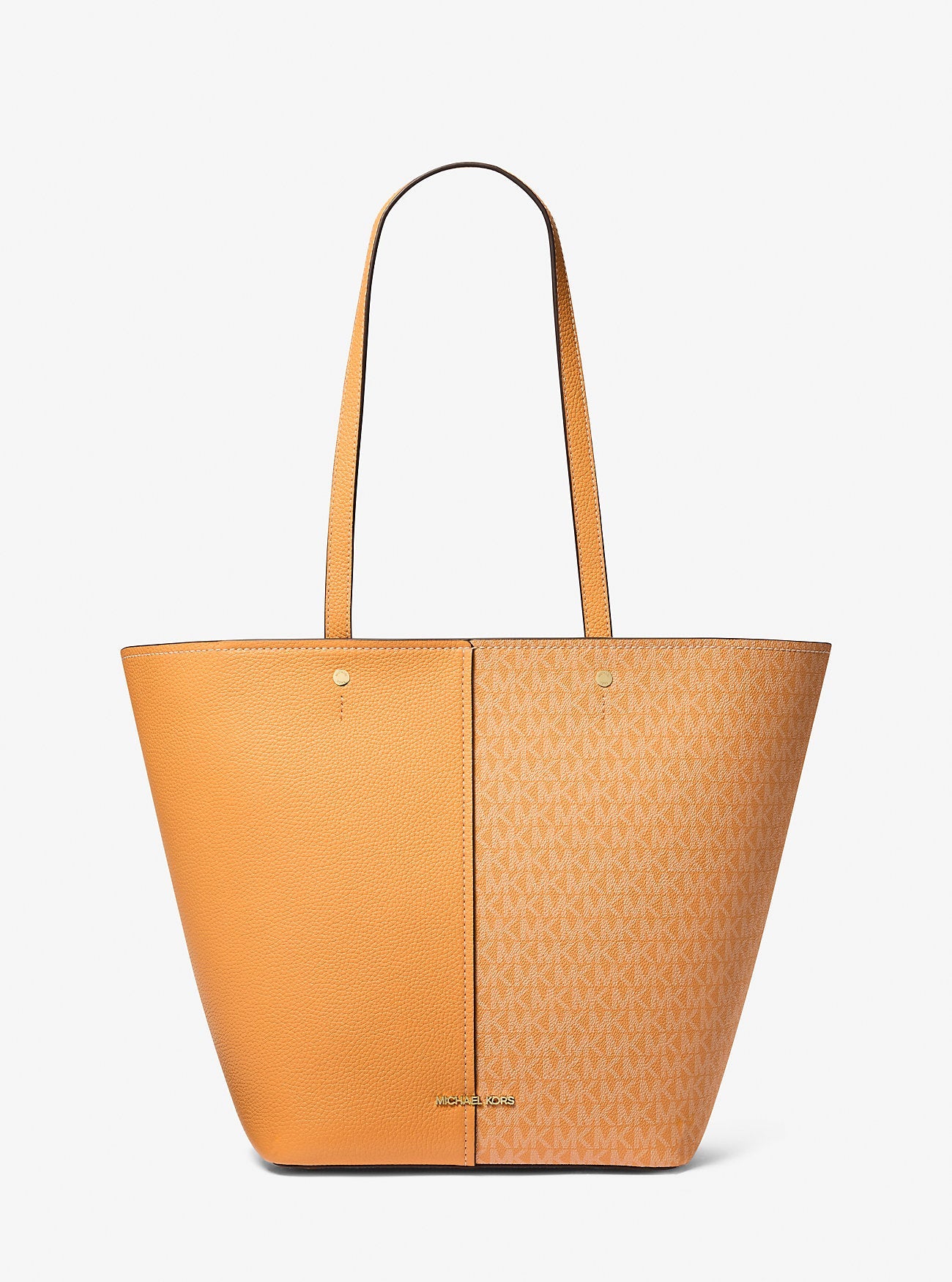 Flora Large Signature Logo and Leather Tote Bag Designer Handbag Fashion Shoulder Bag