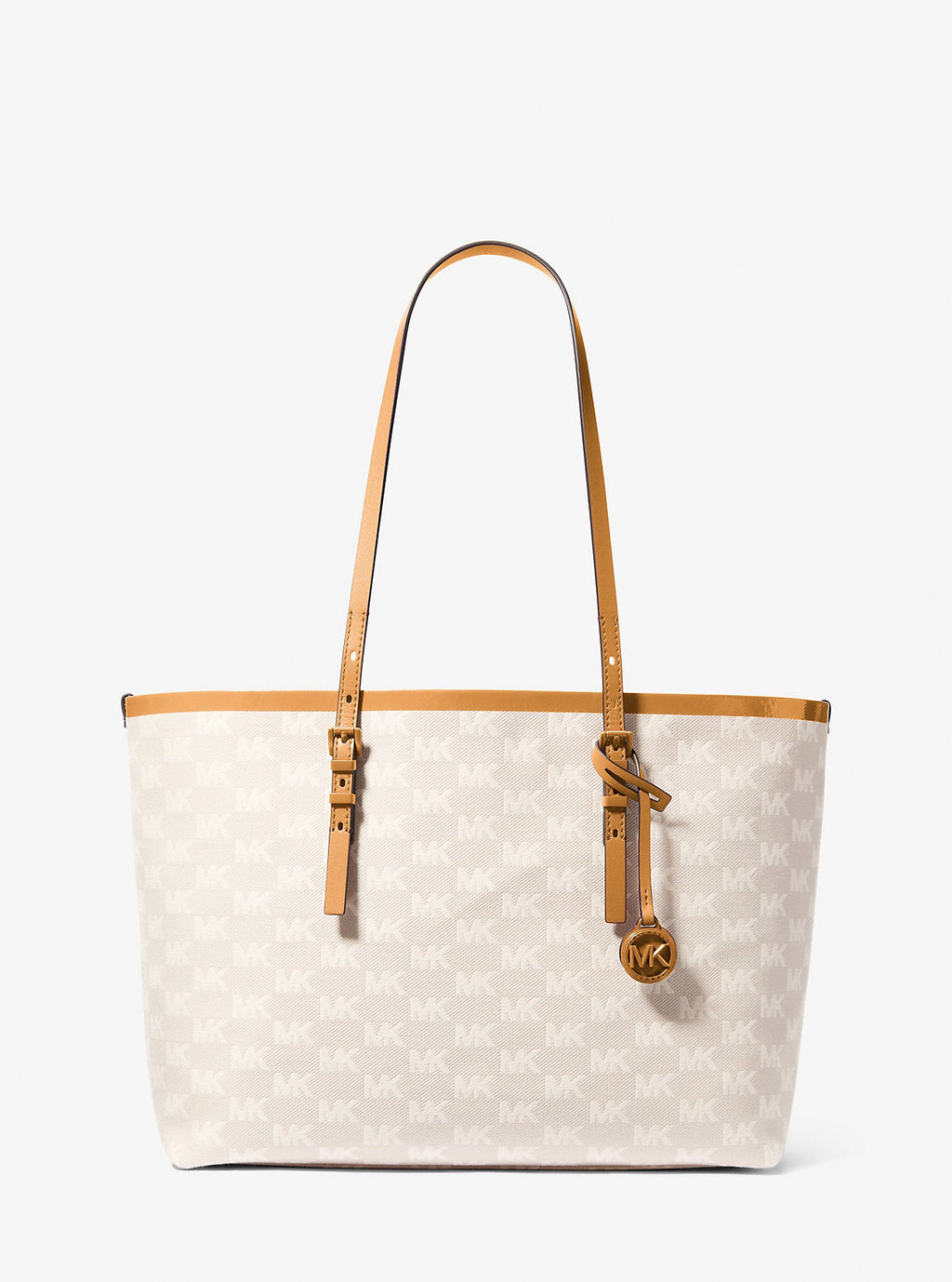 Quinn Large Logo Jacquard Tote Bag with Pouch Designer Handbag Fashion Shoulder Bag