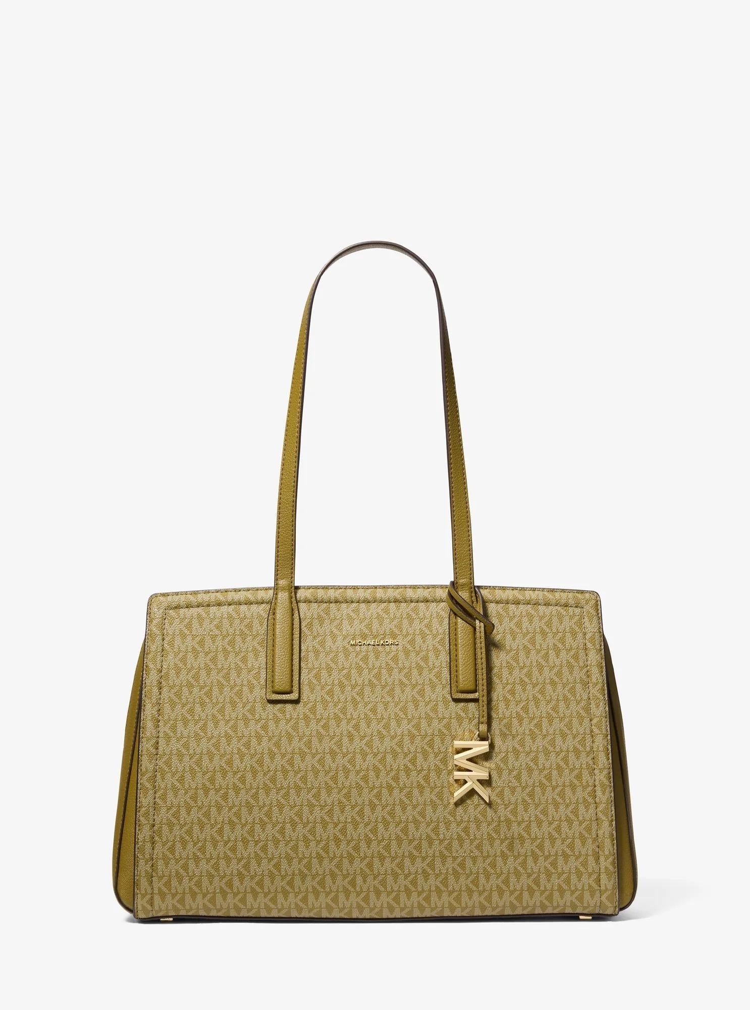 Laila Medium Signature Logo Tote Bag Designer Handbag Fashion Shoulder Bag