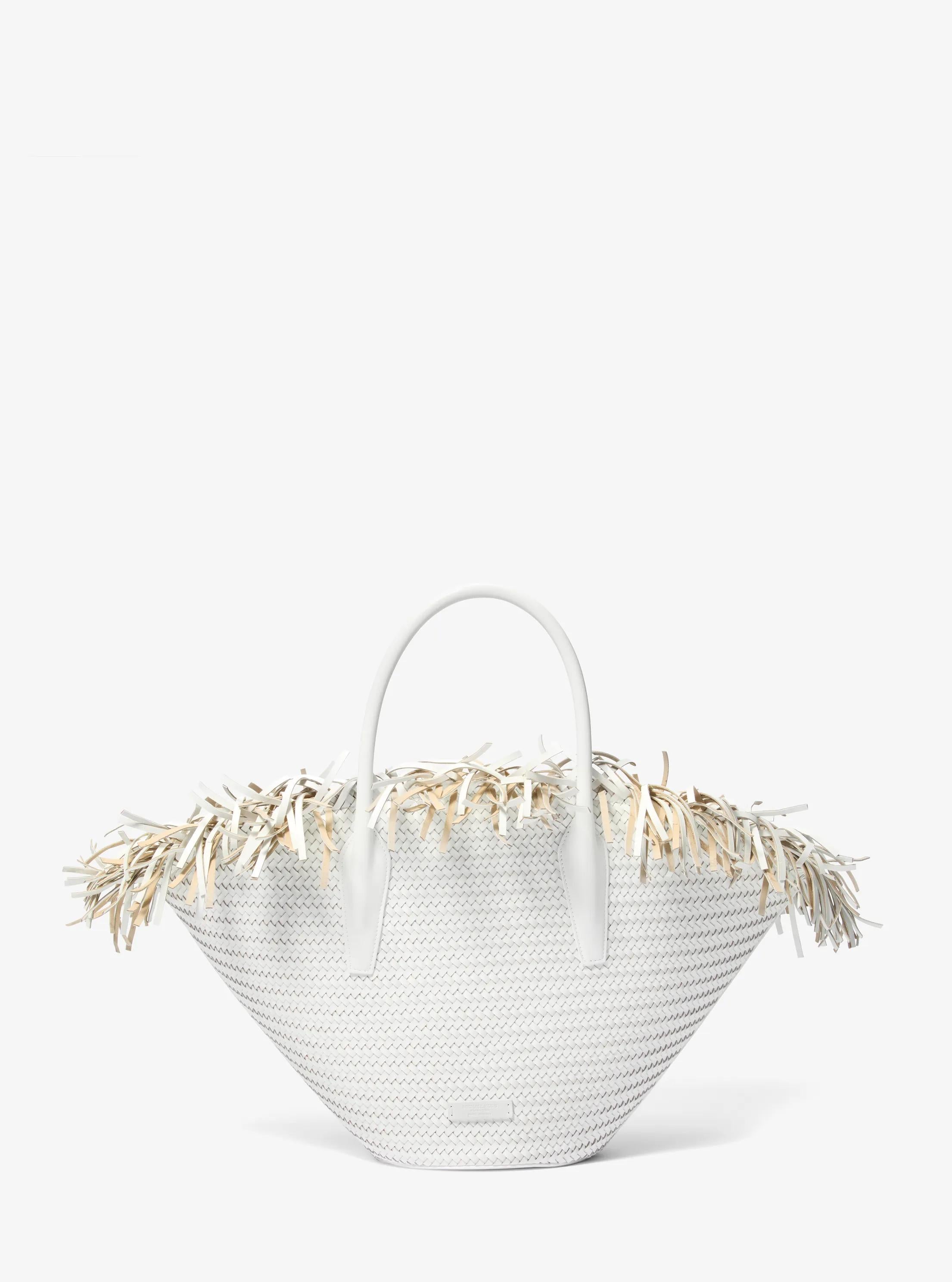 Sardinia Large Hand-Woven Leather Basket Tote Bag Designer Handbag Fashion Shoulder Bag