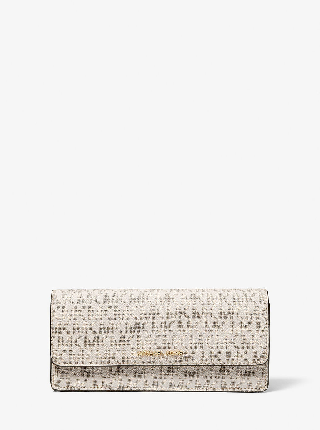 Jet Set Large Signature Logo Snap-Front Wallet Designer Wallet Card Holder