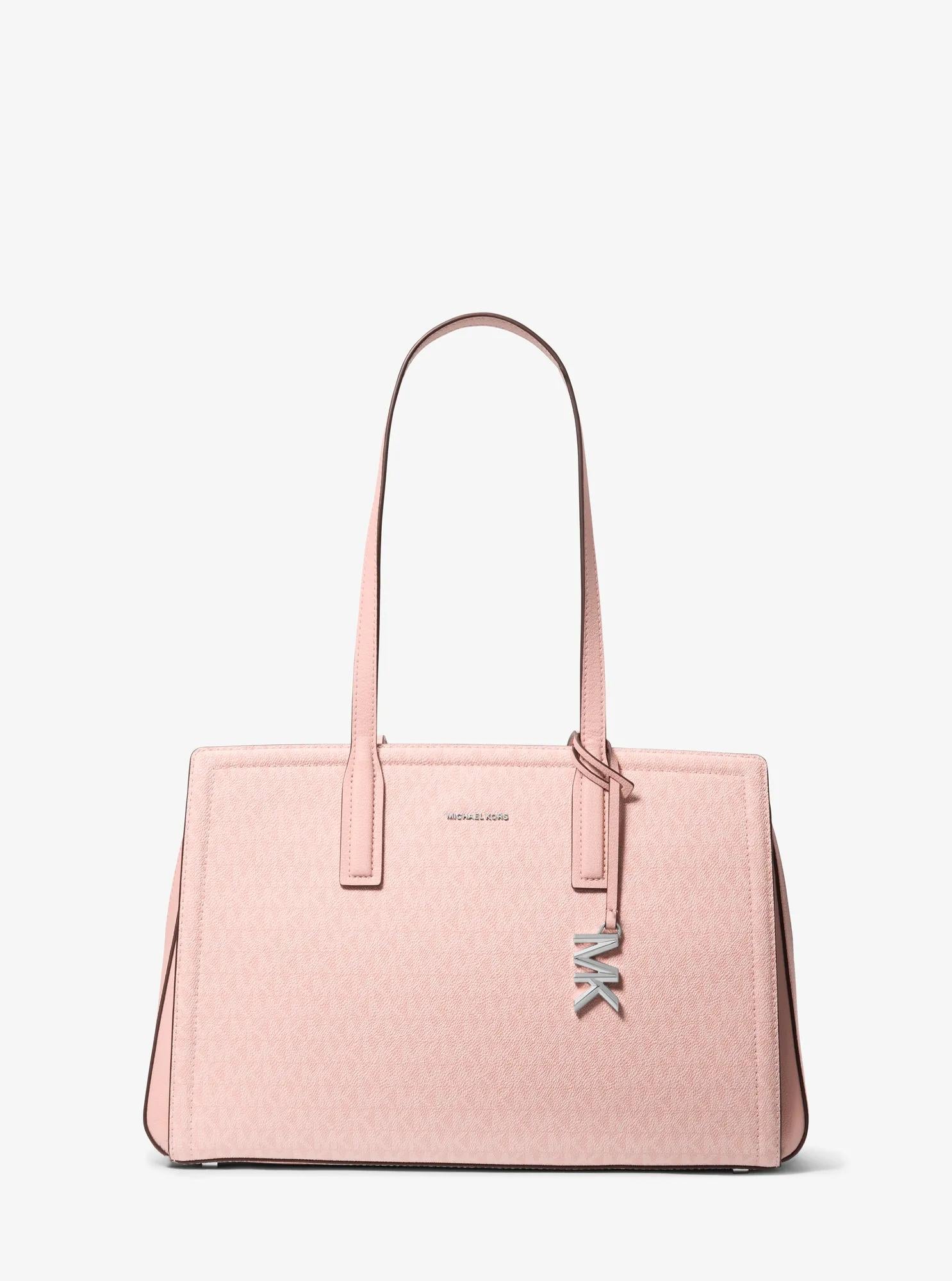 Laila Medium Signature Logo Tote Bag Designer Handbag Fashion Shoulder Bag