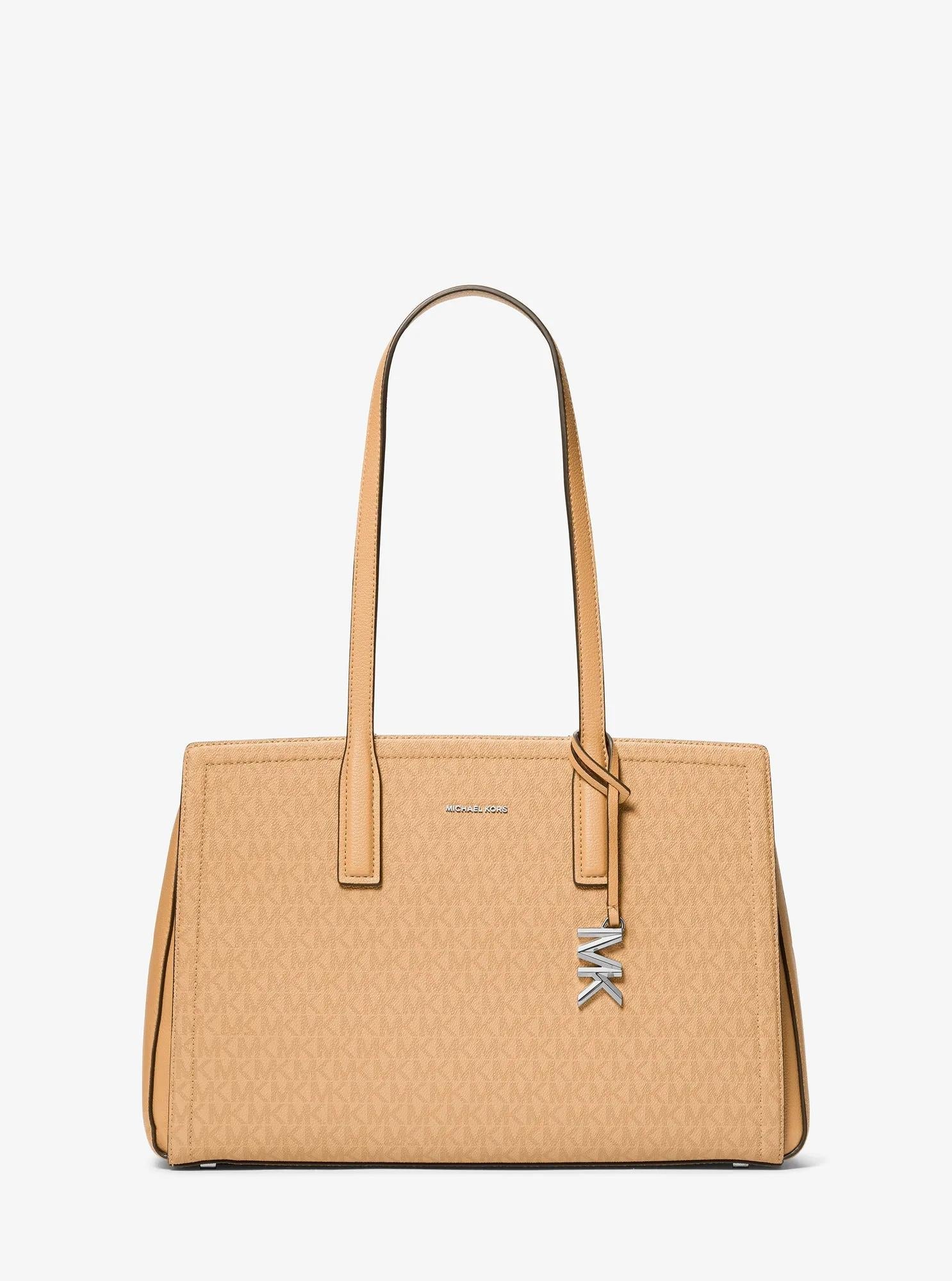 Laila Medium Signature Logo Tote Bag Designer Handbag Fashion Shoulder Bag