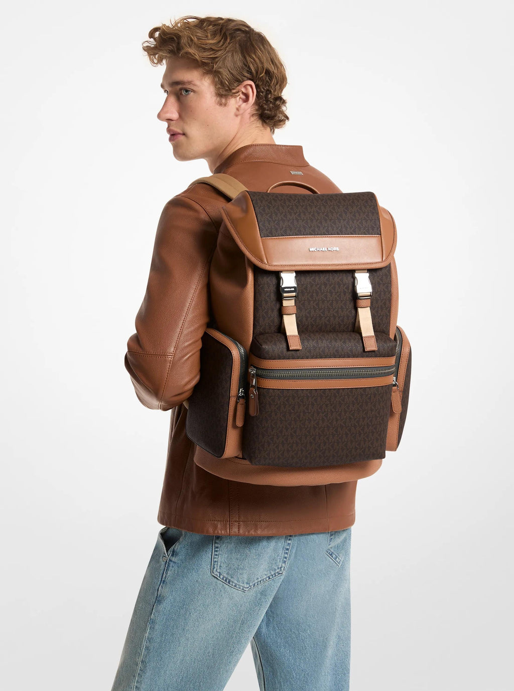 Jet Set Signature Logo Backpack Popular Style Fashion Accessory