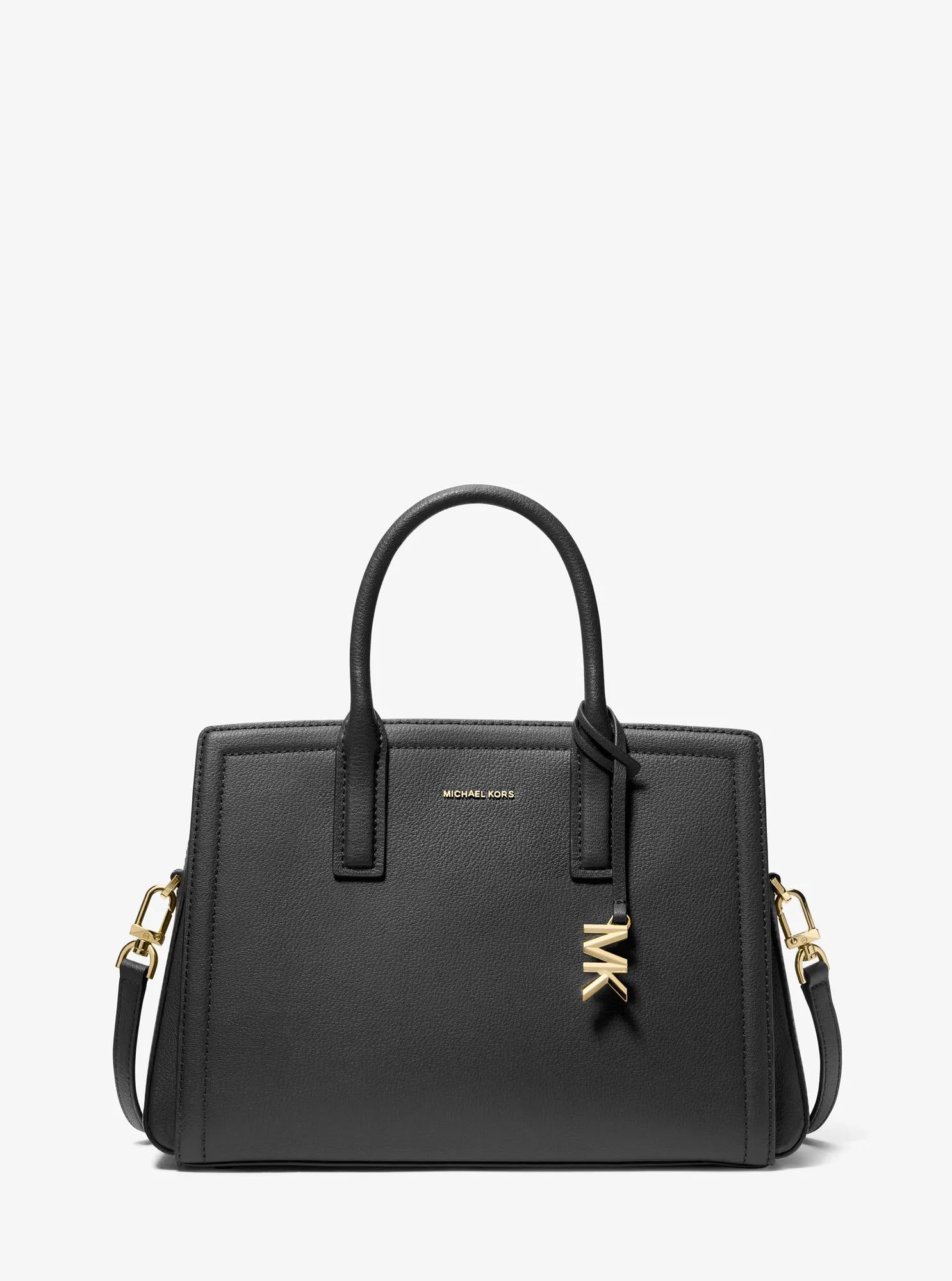 Laila Medium Leather Satchel Designer Handbag Fashion Shoulder Bag