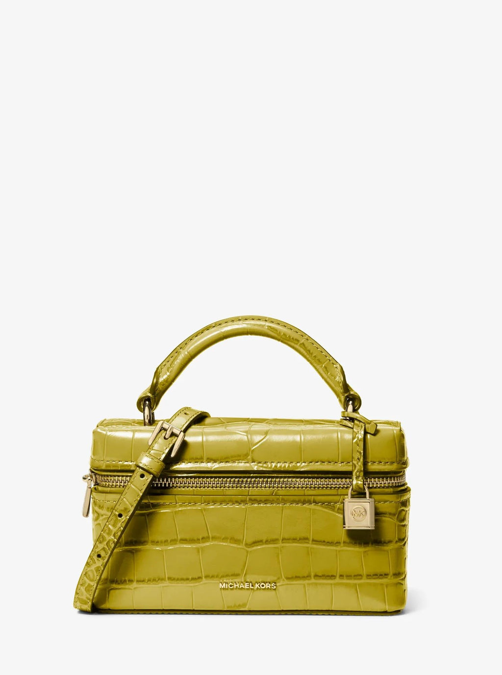 Jana Extra-Small Crocodile Embossed Leather Convertible Crossbody Bag Designer Handbag Fashion Shoulder Bag