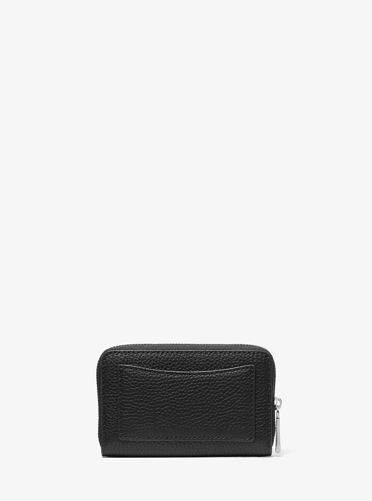 Jet Set Small Studded Pebbled Leather Wallet Designer Wallet Card Holder