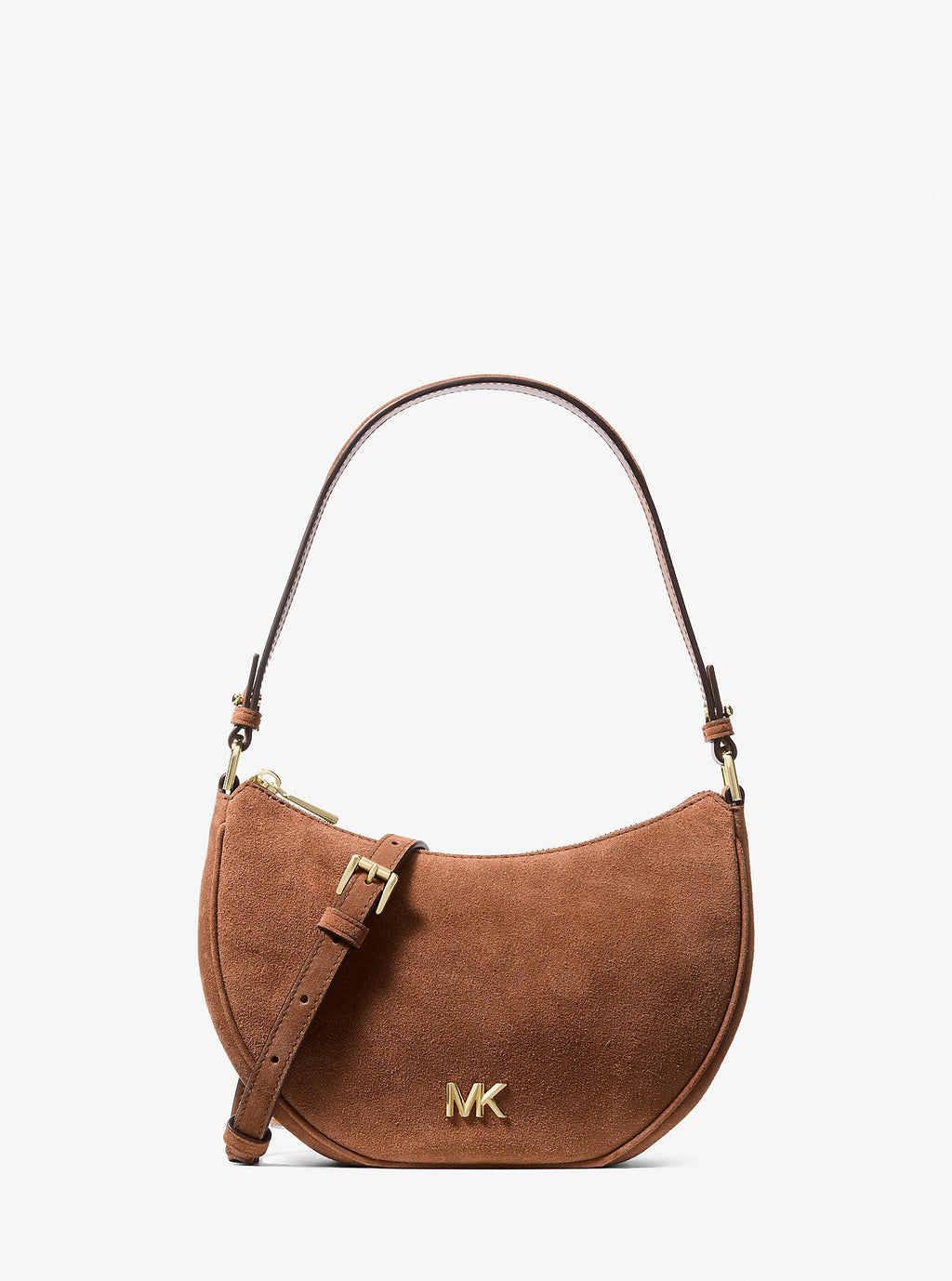 Kyla Small Suede Convertible Pochette Designer Handbag Fashion Shoulder Bag