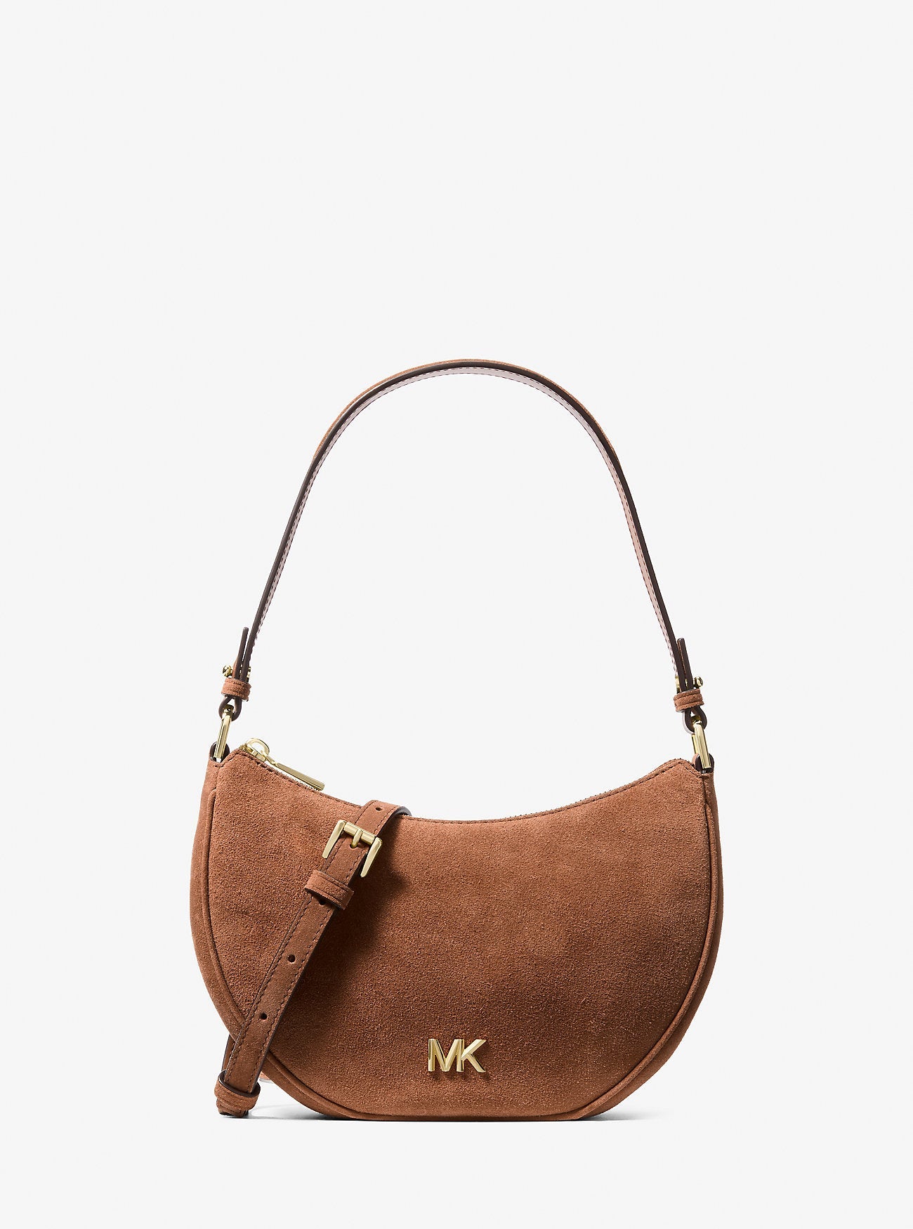 Kyla Small Suede Convertible Pochette Designer Handbag Fashion Shoulder Bag
