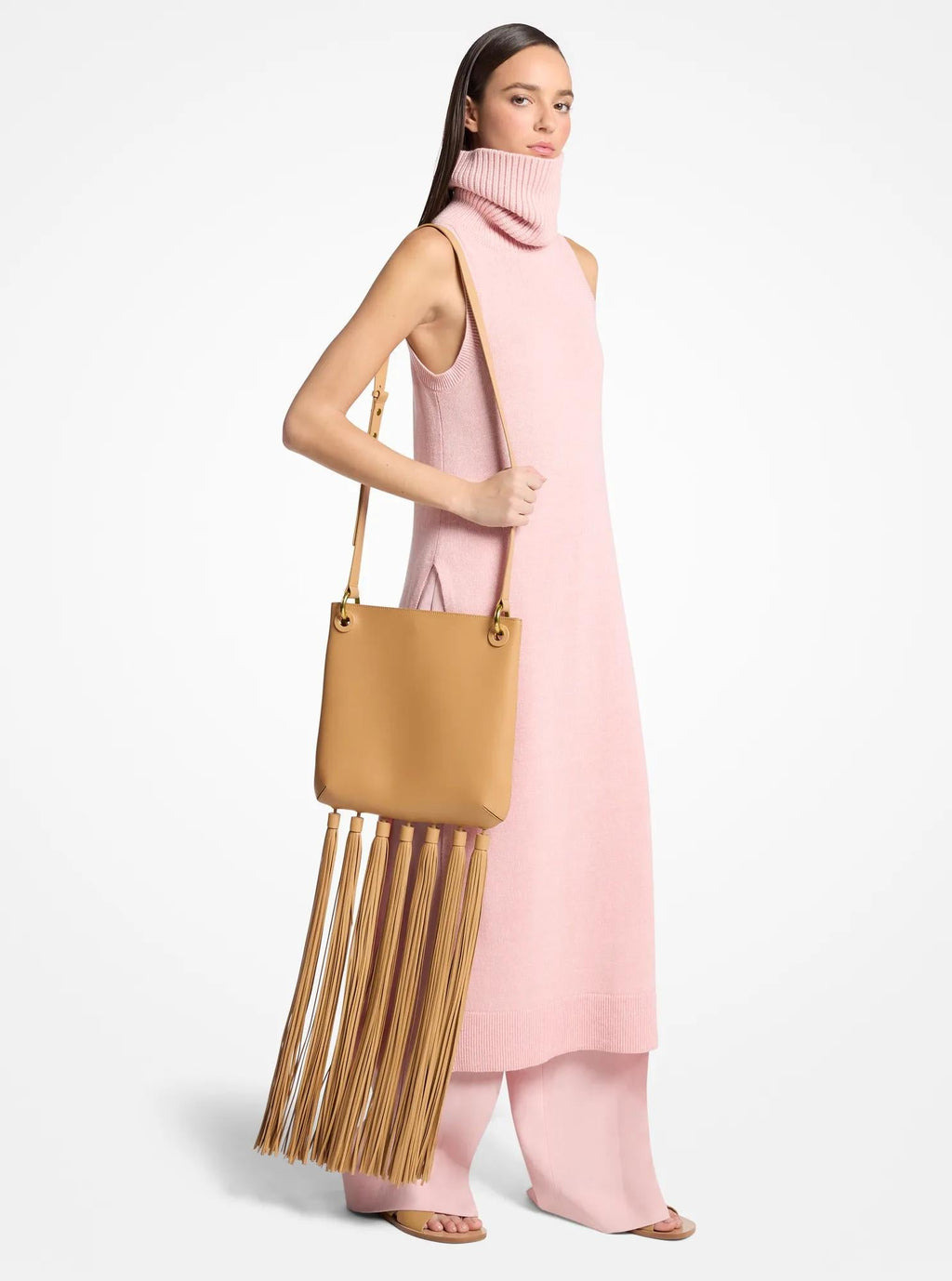 Tate Medium Tassel Leather Crossbody Bag Designer Handbag Fashion Shoulder Bag
