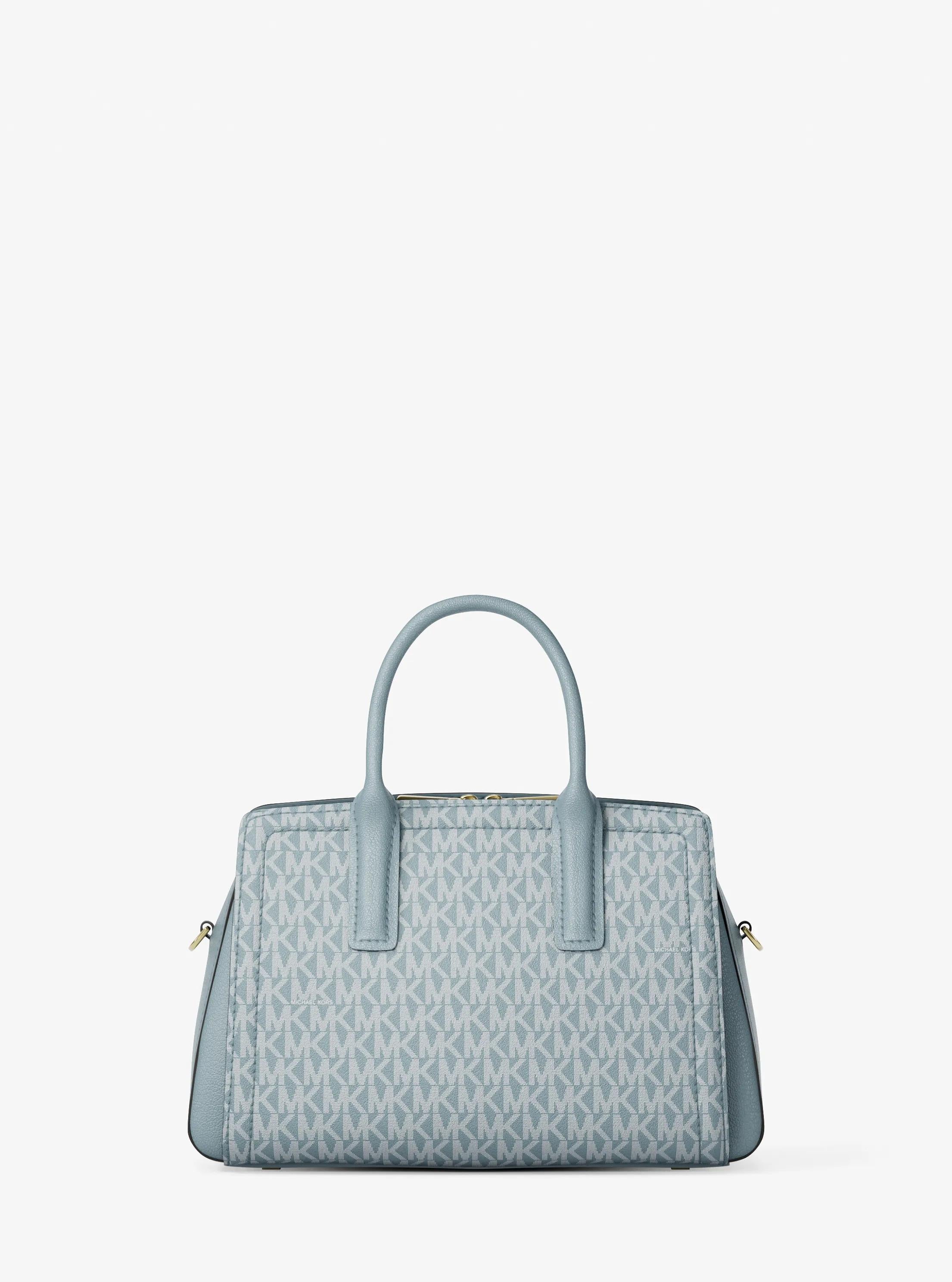 Laila Small Signature Logo Satchel Designer Handbag Fashion Shoulder Bag