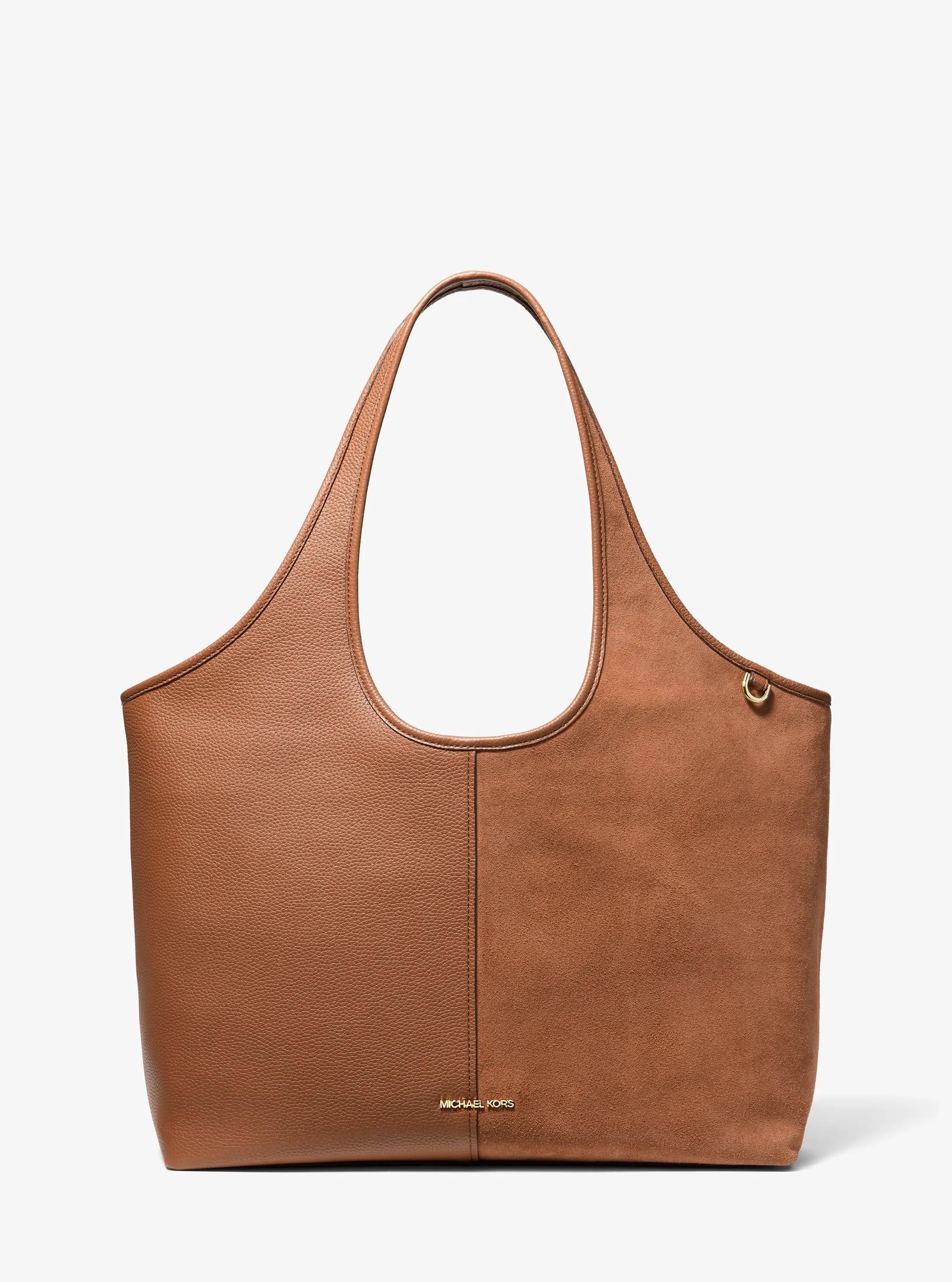 Henly Large Leather and Suede Tote Bag Designer Handbag Fashion Shoulder Bag