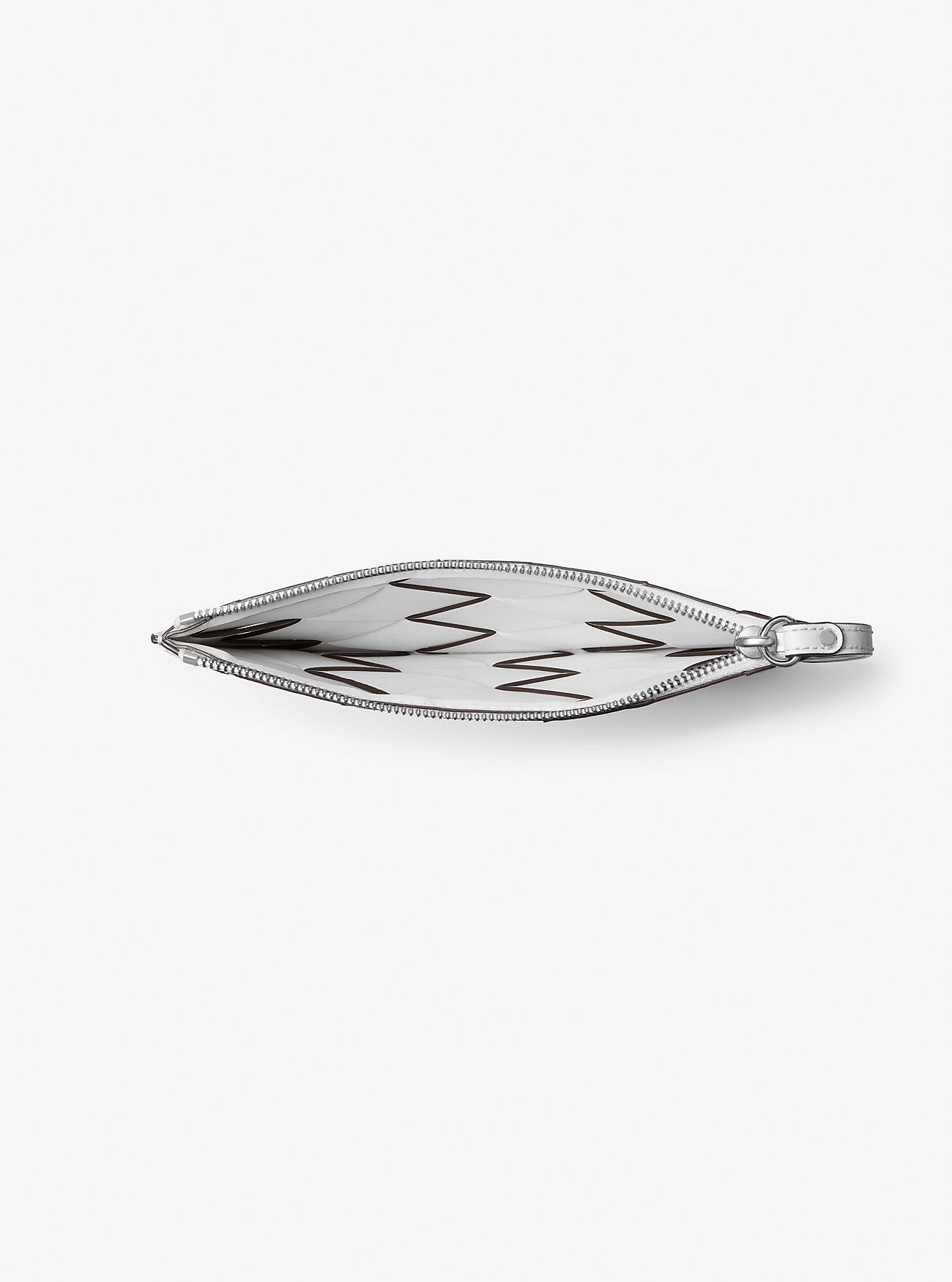 Jet Set Travel Extra-Large Woven Leather Wristlet Designer Handbag Fashion Shoulder Bag