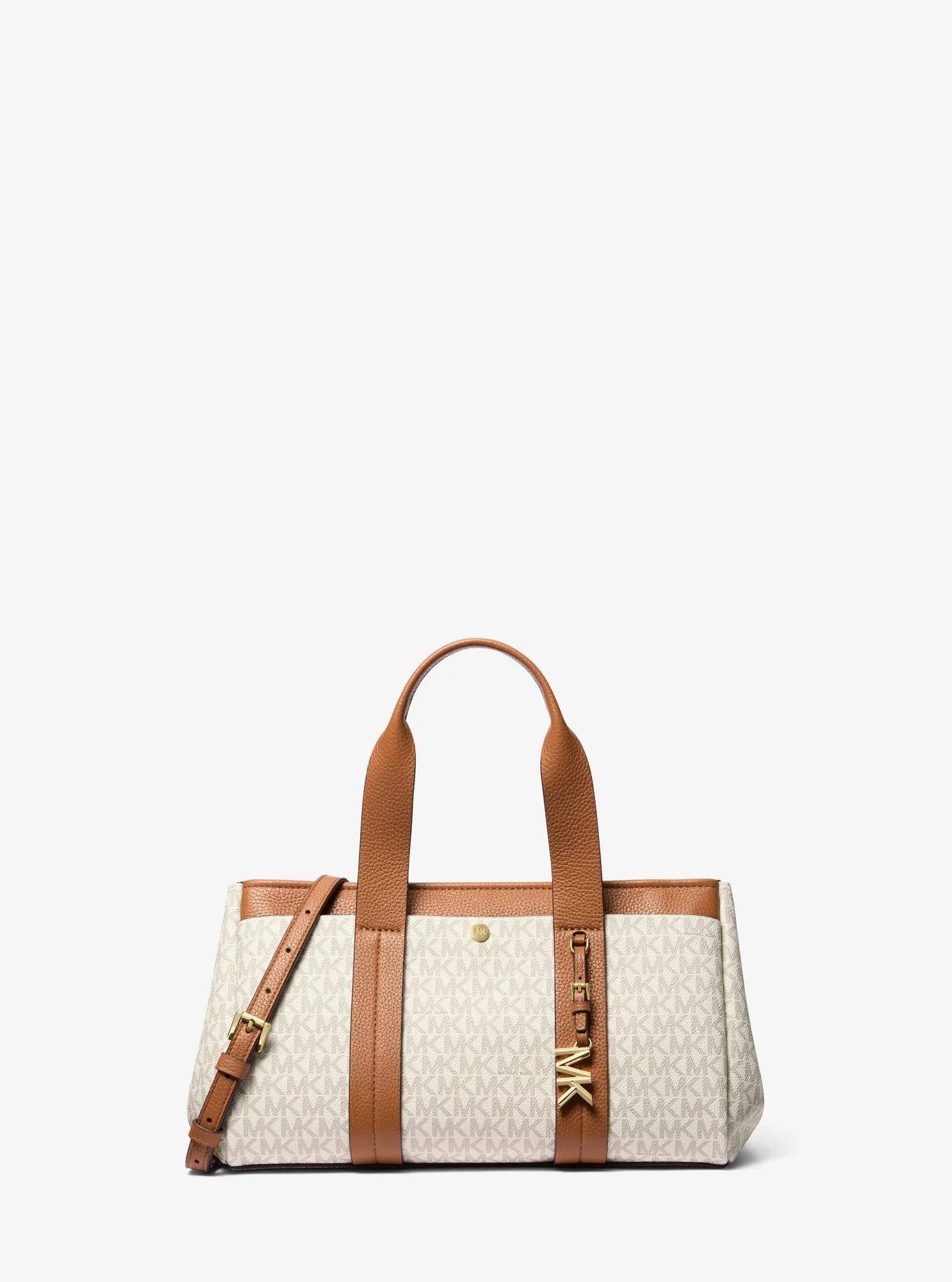 Romee Small Signature Logo Satchel Designer Handbag Fashion Shoulder Bag