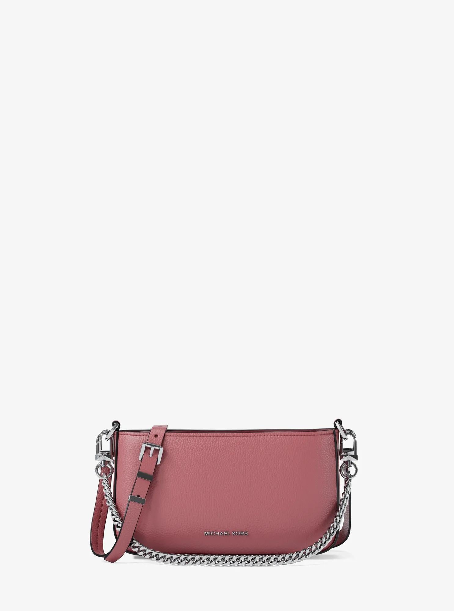 Bryant Small Pebbled Leather Convertible Pochette Designer Handbag Fashion Shoulder Bag