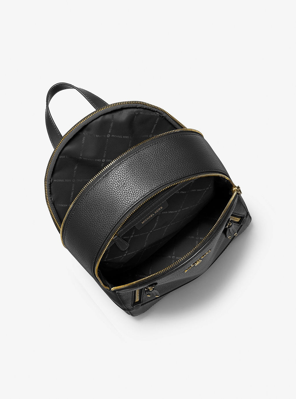 Brooklyn Medium Pebbled Leather Backpack Designer Handbag Fashion Shoulder Bag