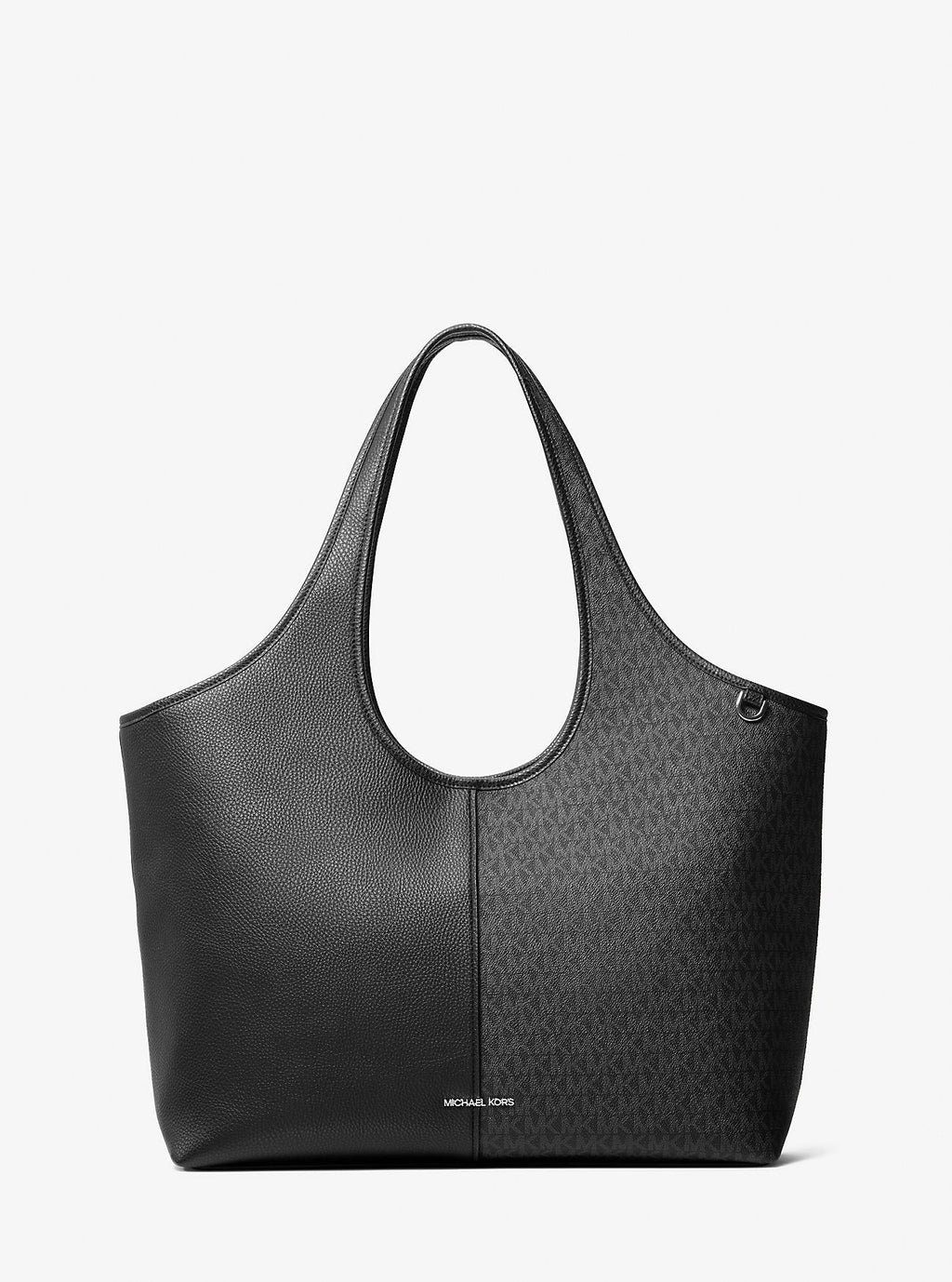 Henly Large Signature Logo and Textured Tote Bag Designer Handbag Fashion Shoulder Bag