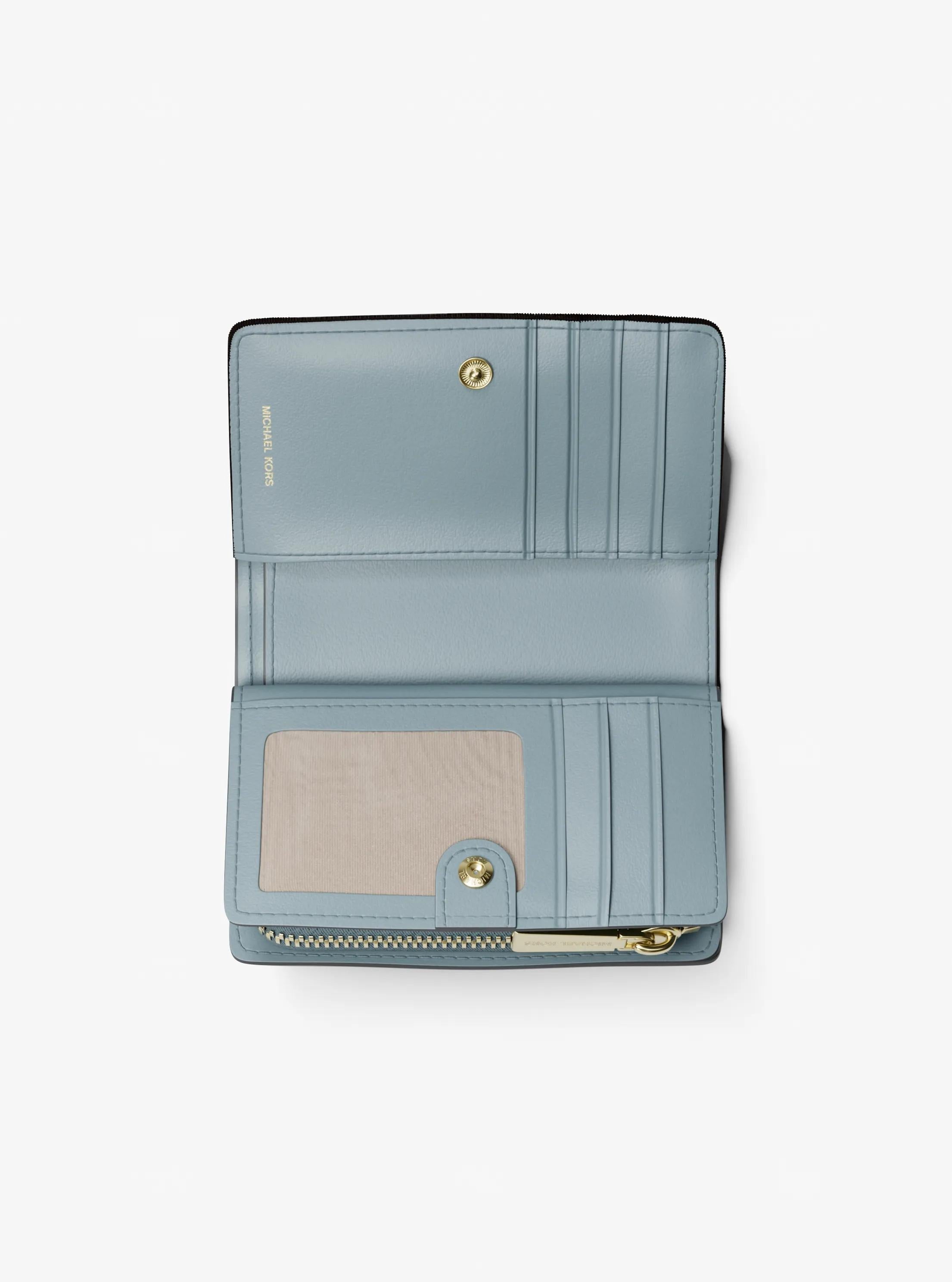 Bryant Medium Pebbled Leather Wallet Designer Wallet Card Holder