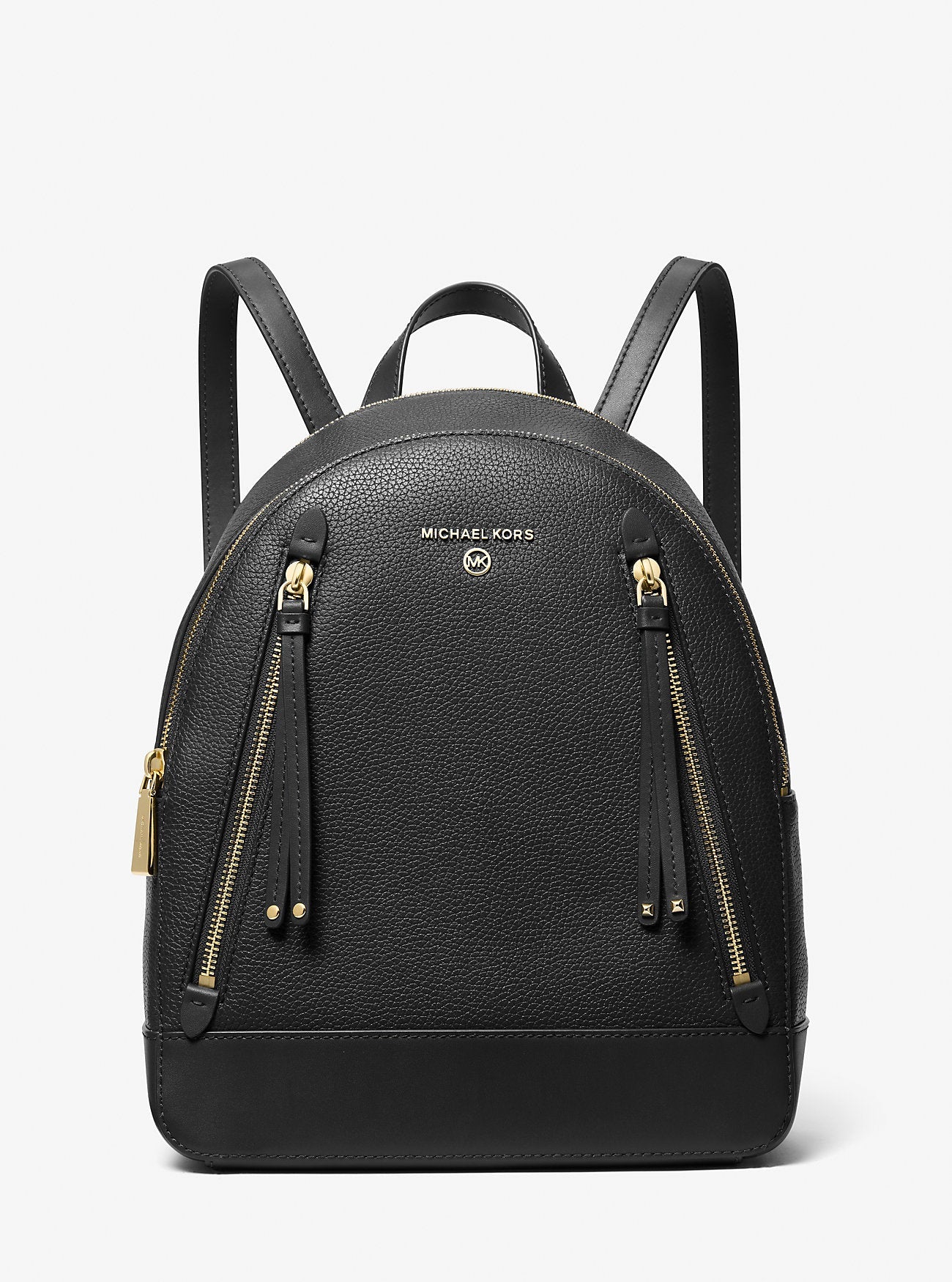 Brooklyn Medium Pebbled Leather Backpack Designer Handbag Fashion Shoulder Bag