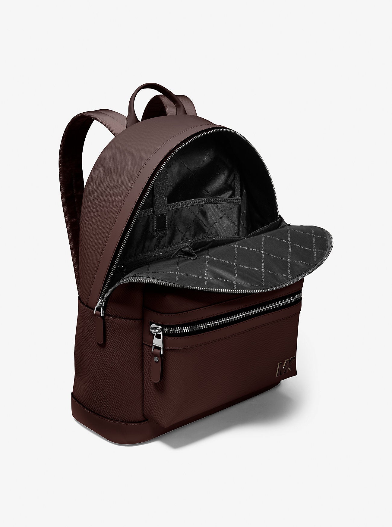 Edison Scratch-Resistant Crossgrain Leather Backpack Popular Style Fashion Accessory