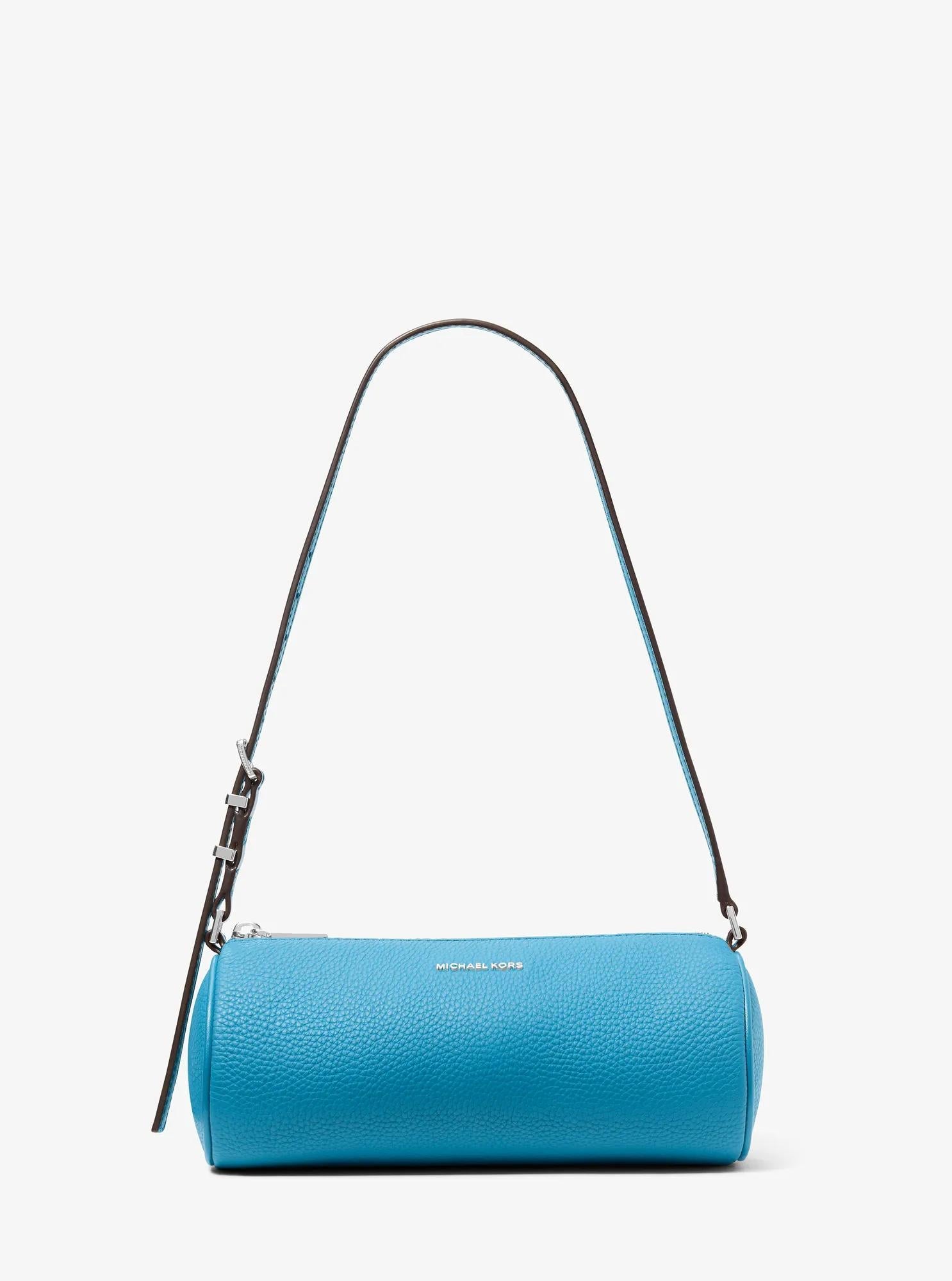 Izzy Small Pebbled Leather Barrel Pochette Designer Handbag Fashion Shoulder Bag