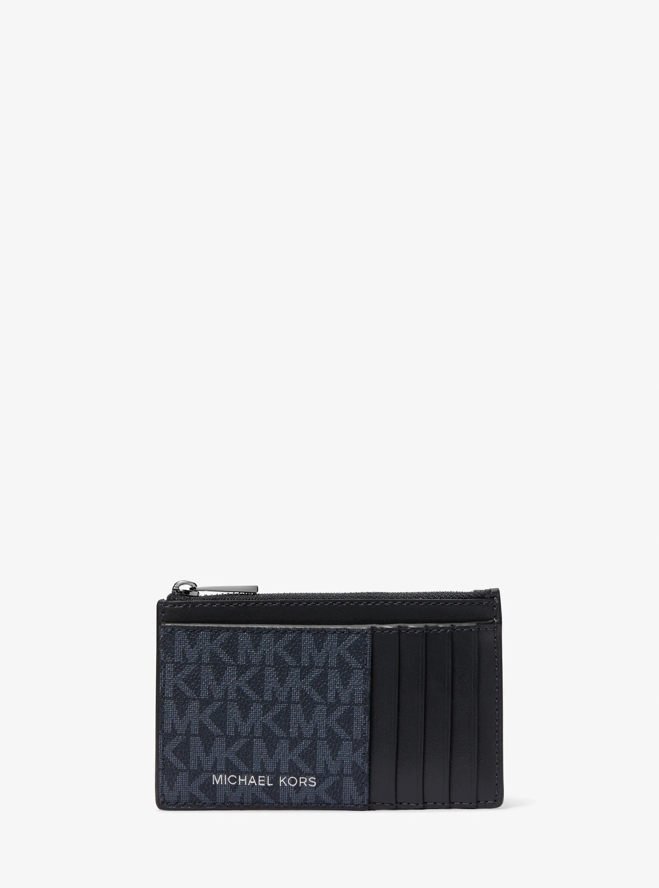Cooper Slim Signature Logo Zip Wallet Designer Wallet Card Holder