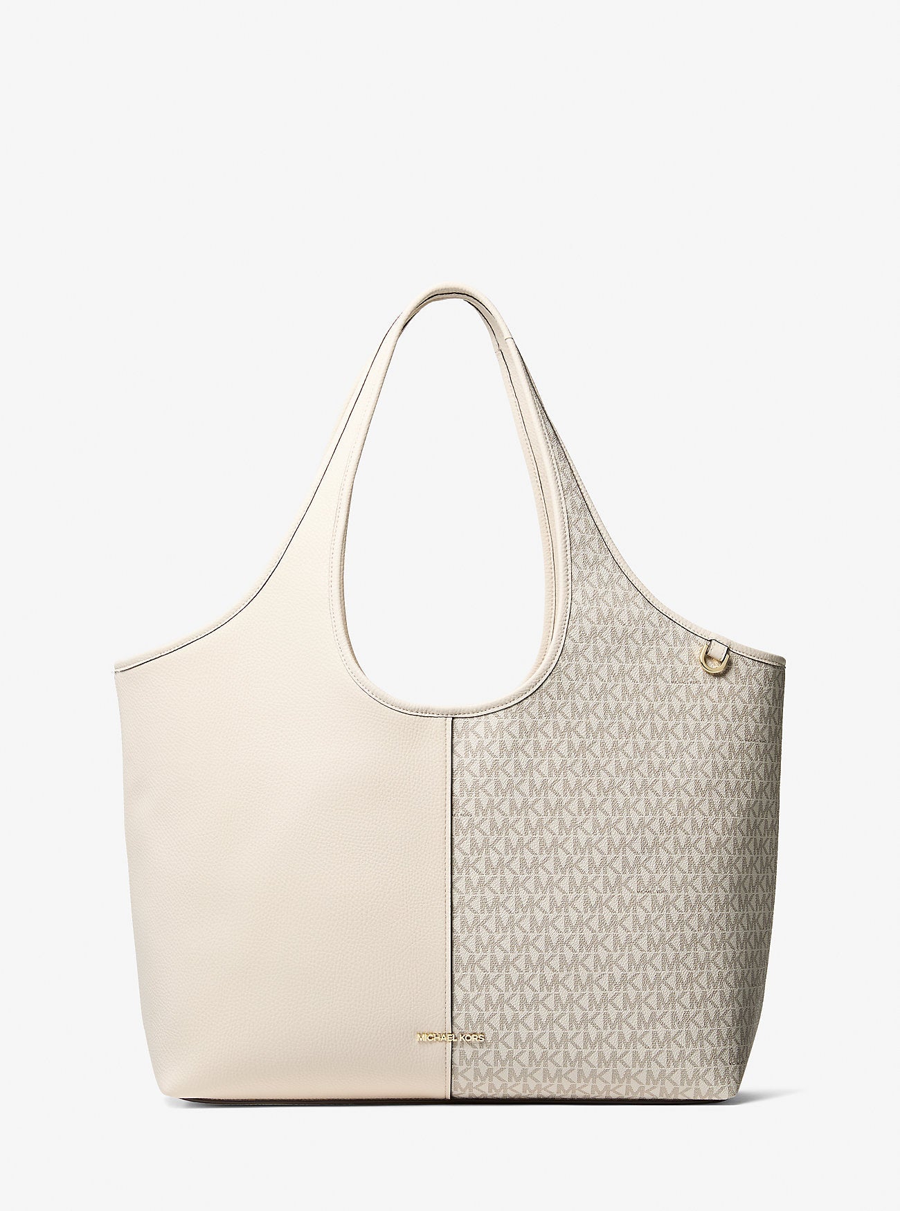 Henly Large Signature Logo and Textured Tote Bag Designer Handbag Fashion Shoulder Bag