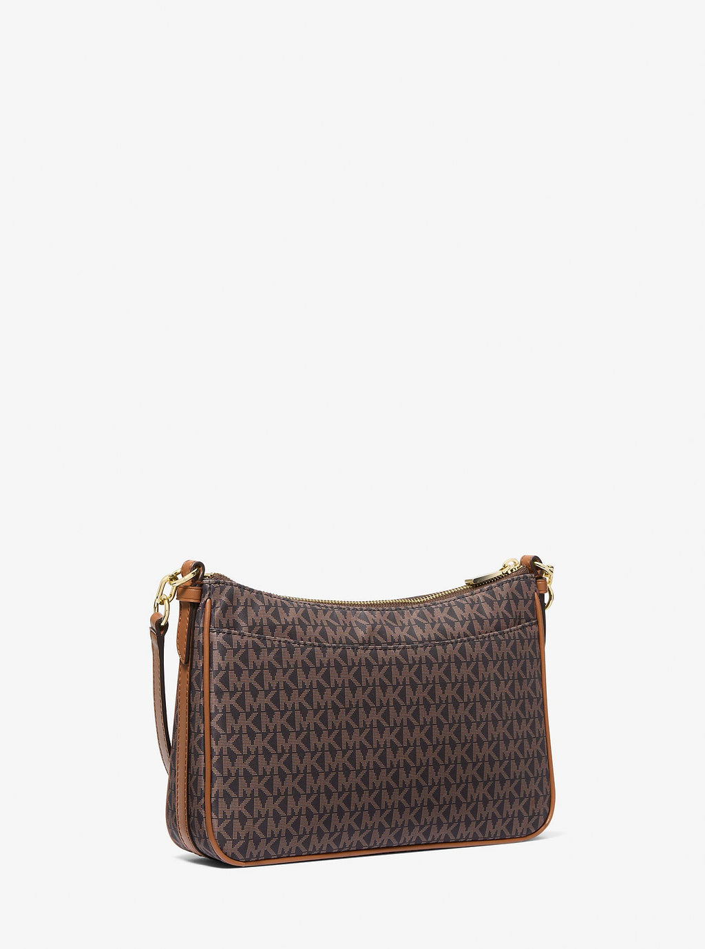 Jet Set Medium Signature Logo Print Woven Convertible Pochette Designer Handbag Fashion Shoulder Bag