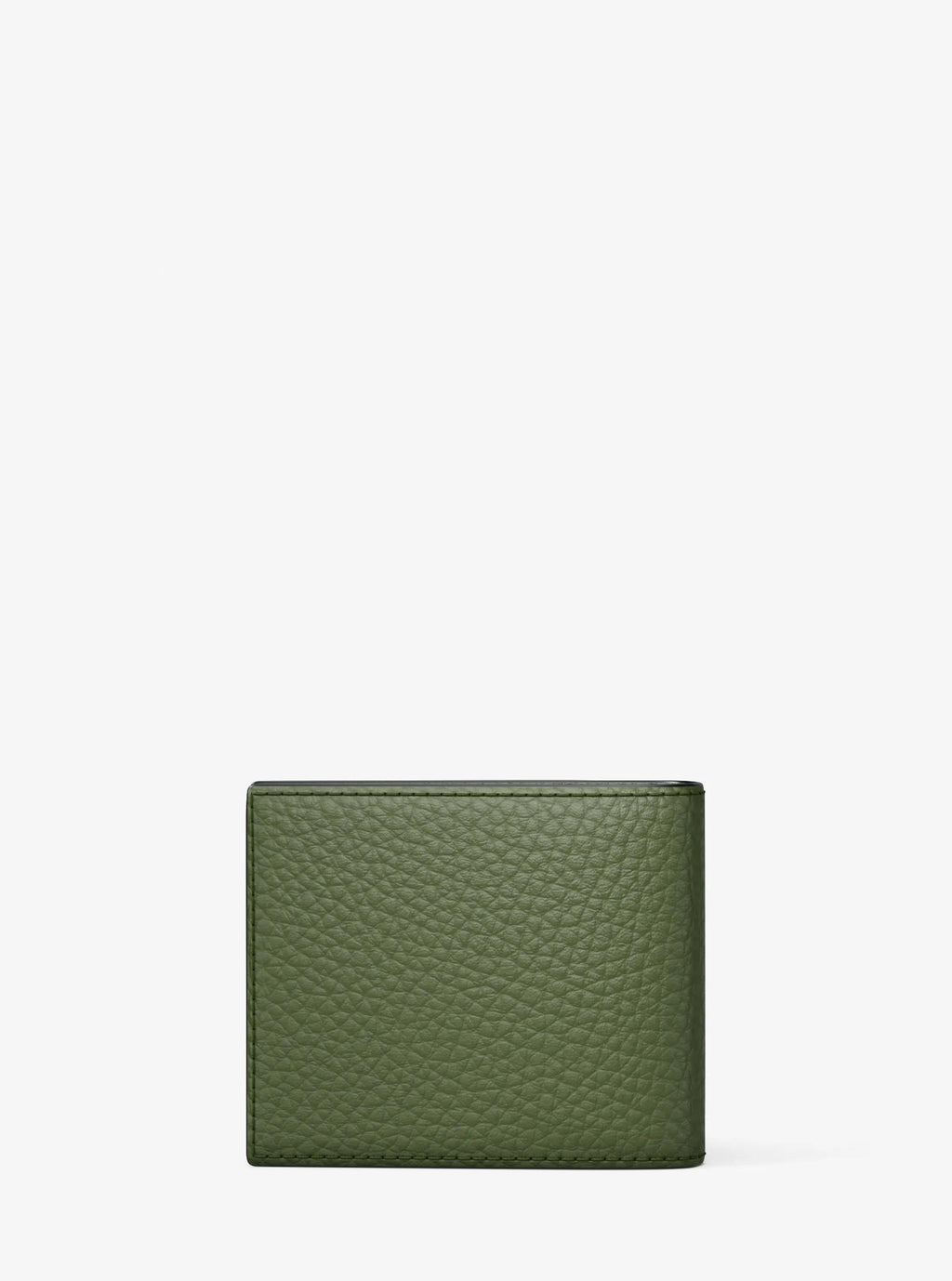 Hudson Pebbled Leather Billfold Wallet Designer Wallet Card Holder