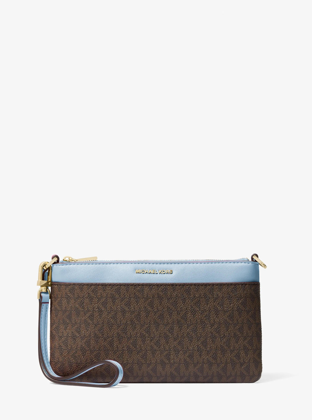 Jet Set Medium Signature Logo Wristlet Designer Handbag Fashion Shoulder Bag