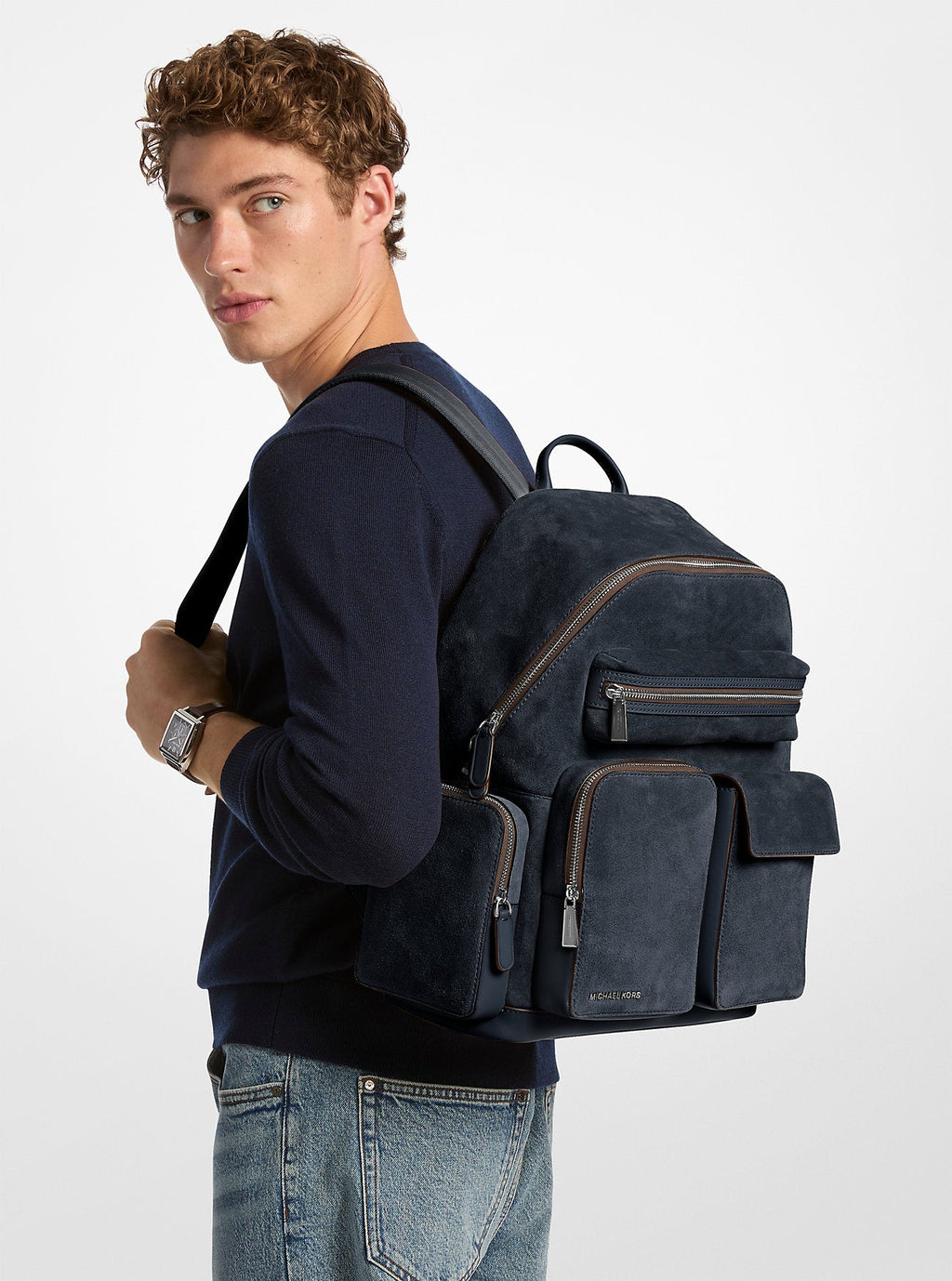 Dakota Medium Suede Cargo Backpack Popular Style Fashion Accessory