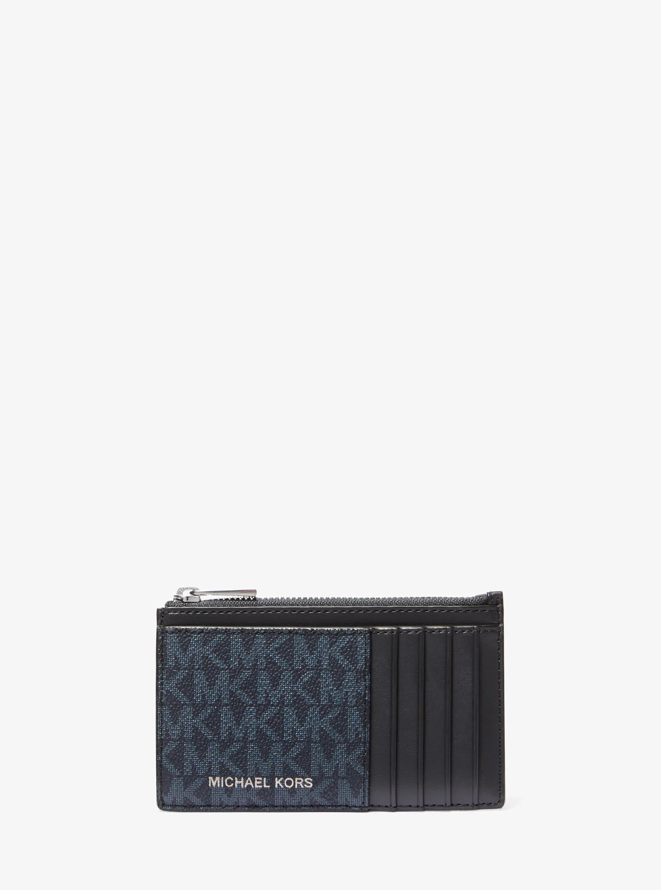 Cooper Slim Signature Logo Zip Wallet Designer Wallet Card Holder