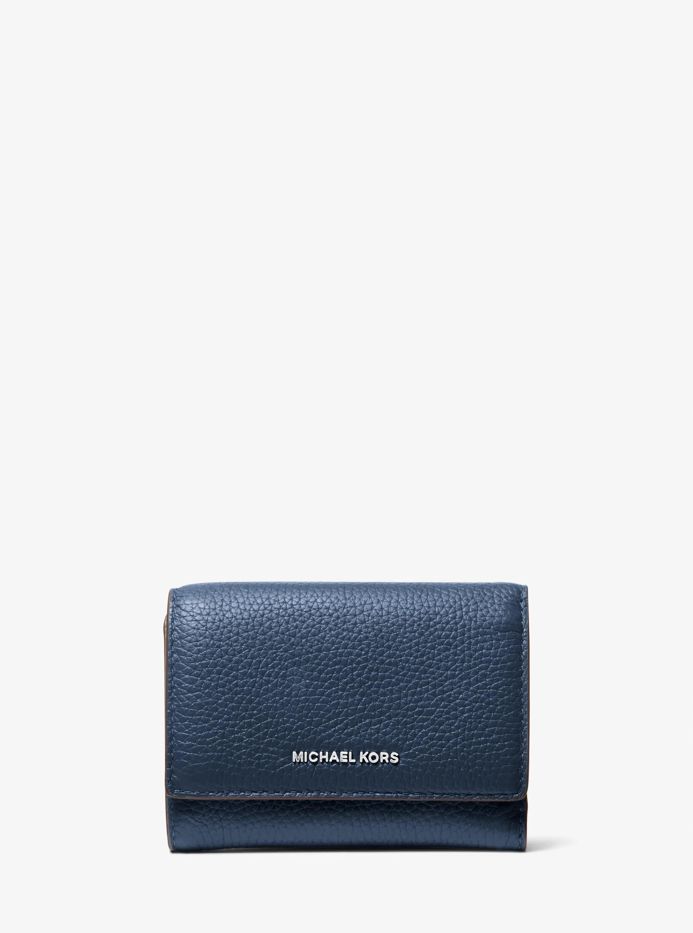 Bryant Medium Pebbled Leather Wallet Designer Wallet Card Holder
