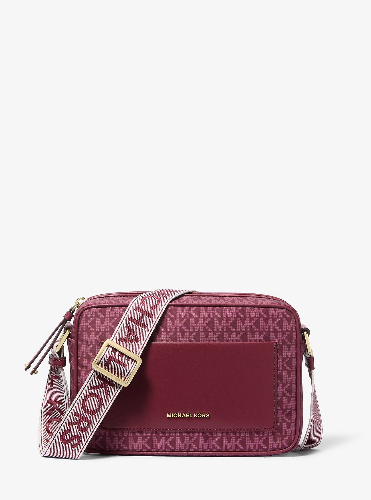 Jet Set Large Signature Logo Print Woven Crossbody Bag Designer Handbag Fashion Shoulder Bag