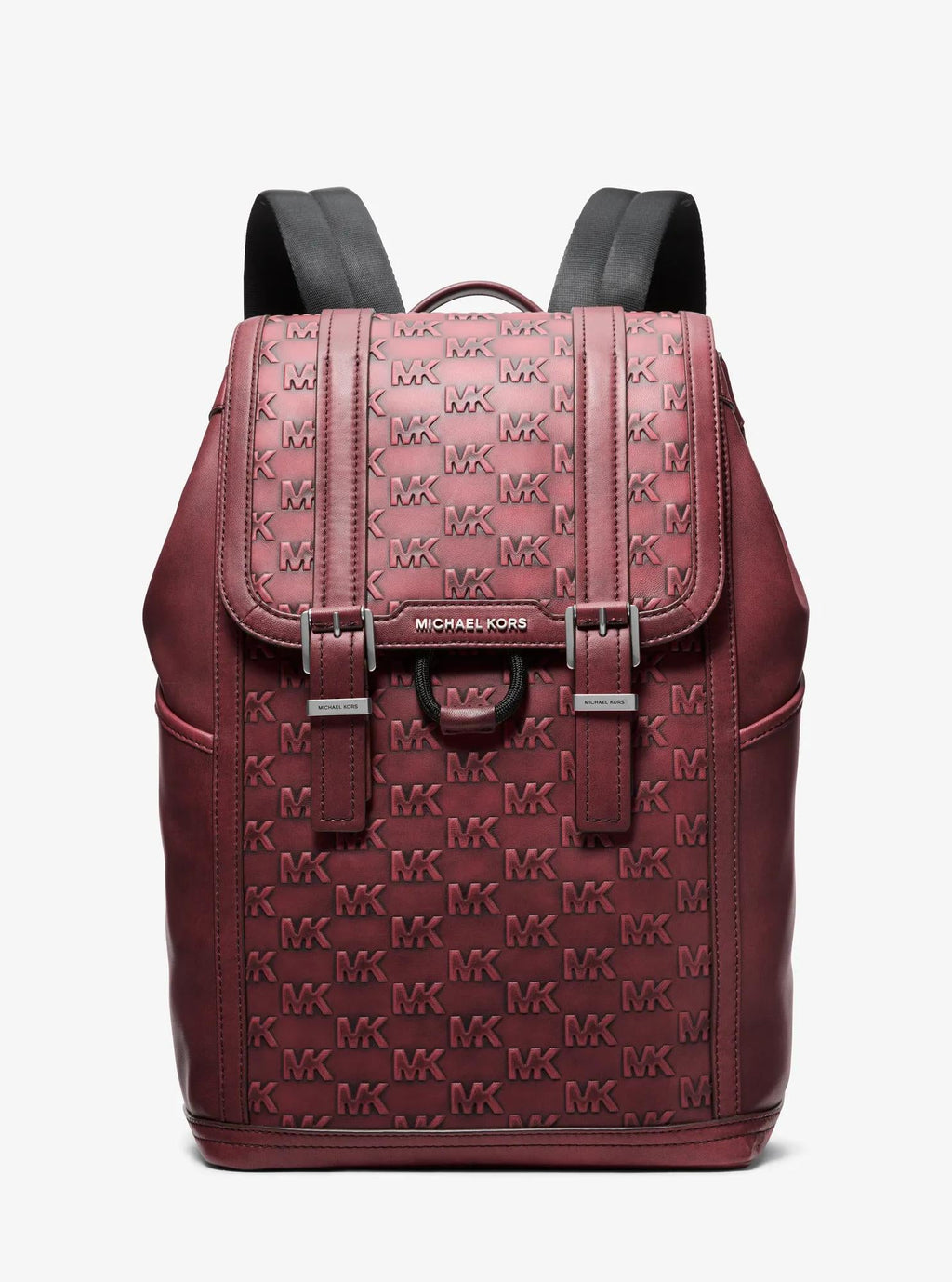 Colby Medium Logo Embossed Burnished Leather Backpack Popular Style Fashion Accessory