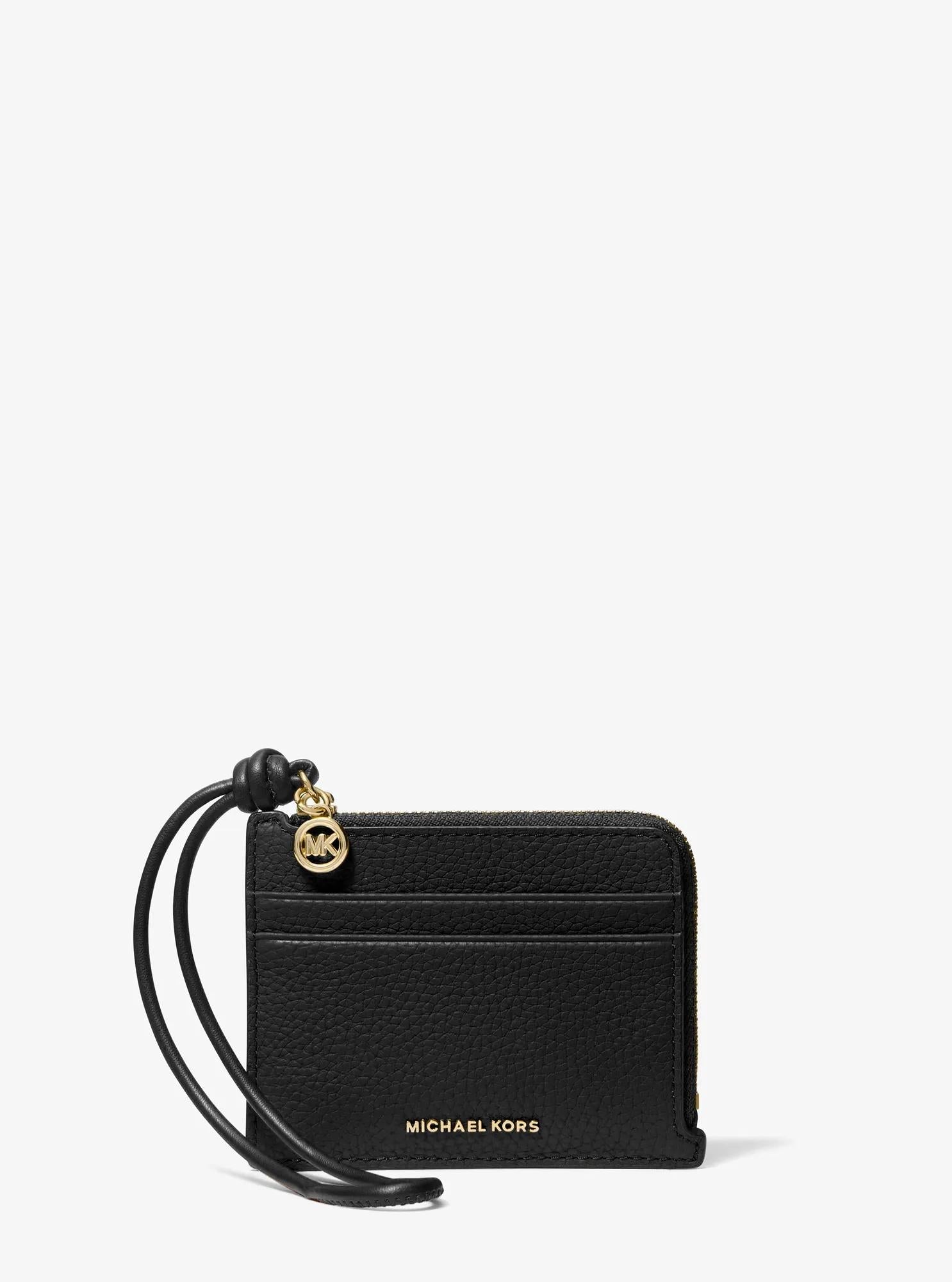 Jet Set Small Pebbled Leather Card Case Wristlet Designer Handbag Fashion Shoulder Bag
