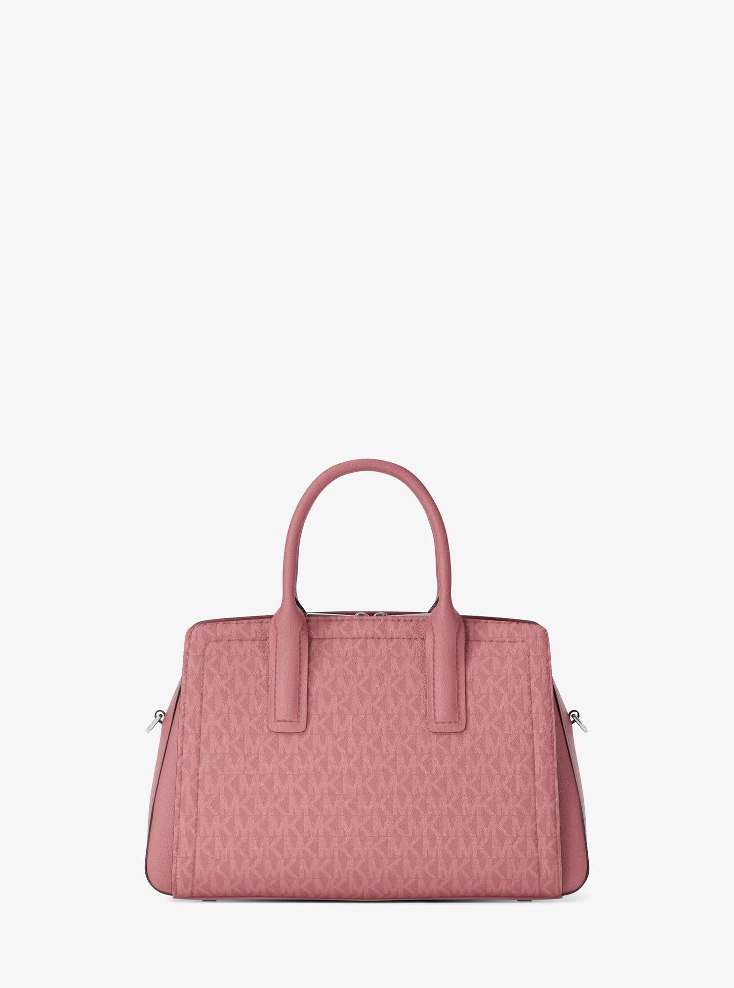 Laila Small Signature Logo Satchel Designer Handbag Fashion Shoulder Bag