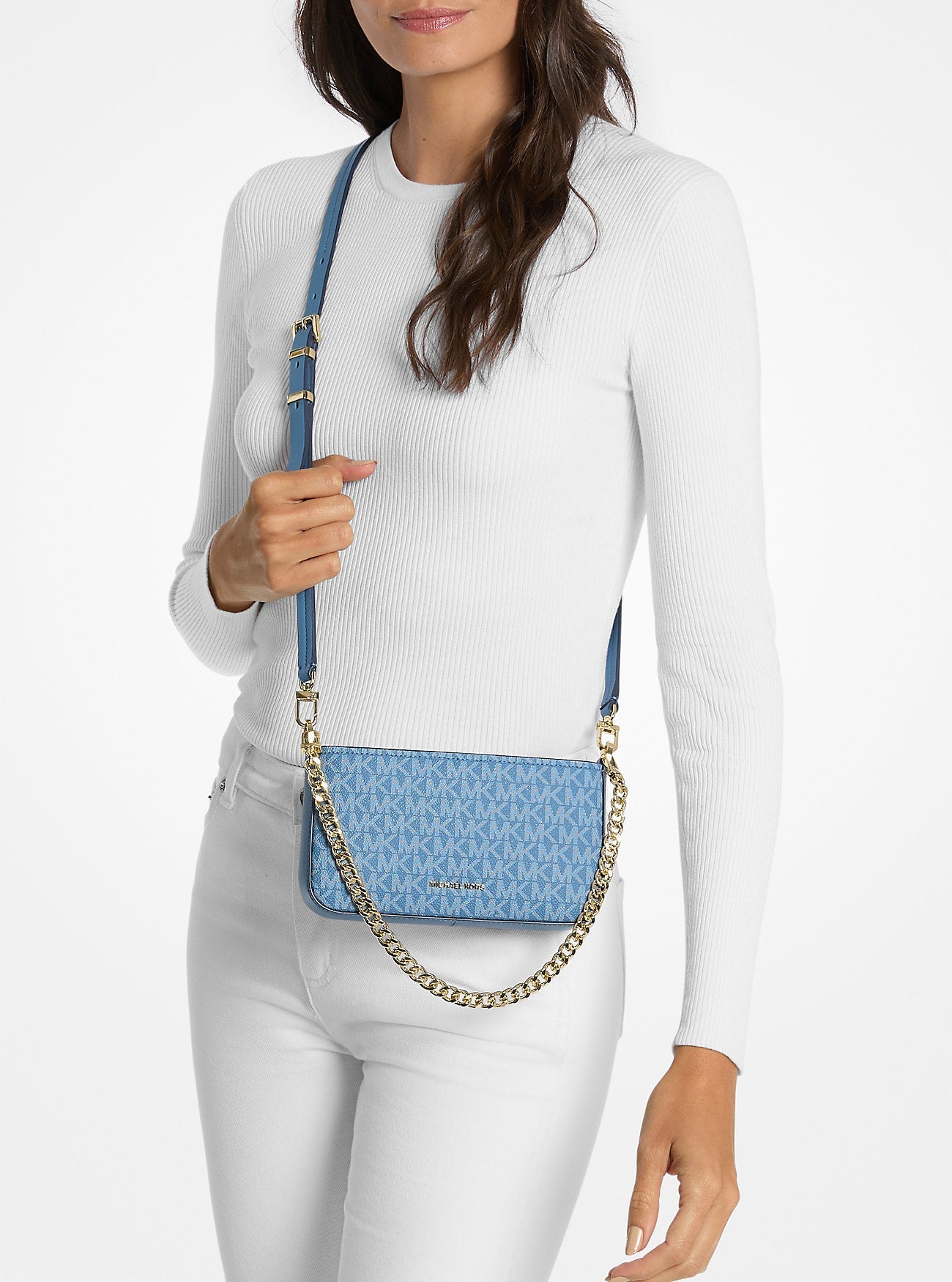 Bryant Small Signature Logo Convertible Pochette Designer Handbag Fashion Shoulder Bag