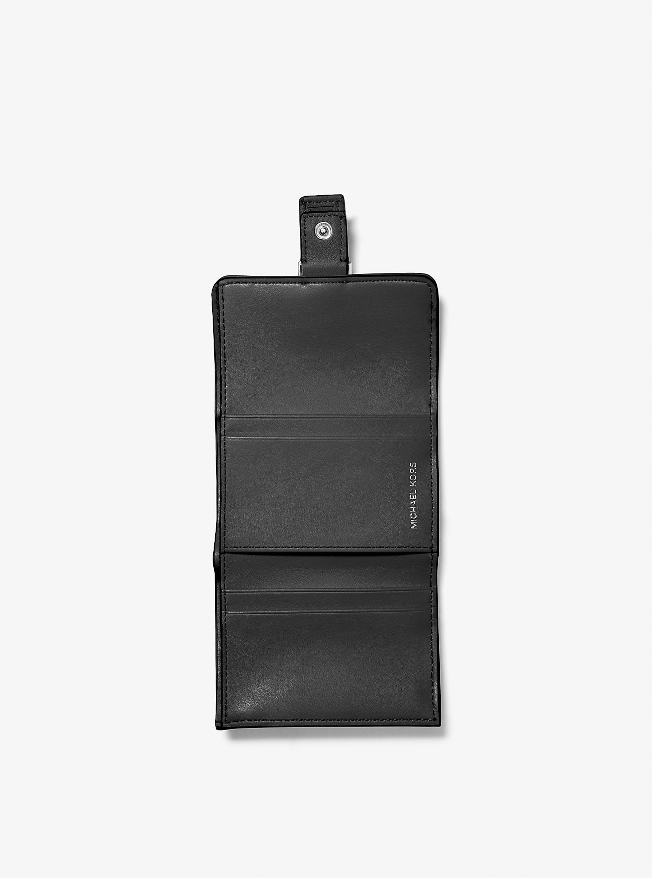 Colby Small Leather Tri-Fold Wallet Designer Wallet Card Holder
