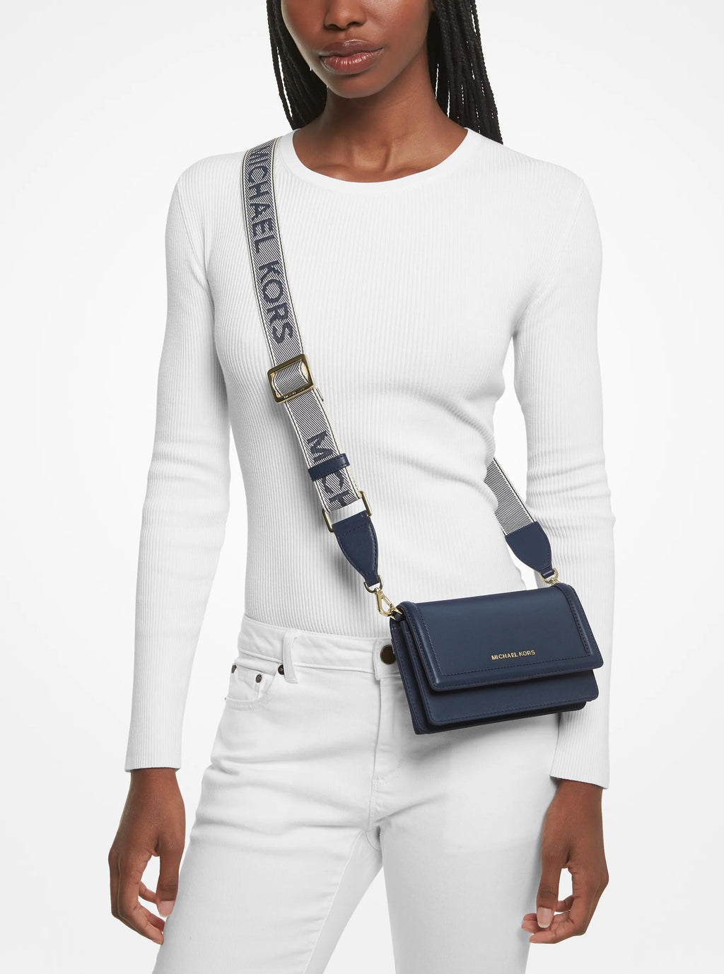 Jet Set Small Nylon Gabardine Smartphone Crossbody Bag Designer Handbag Fashion Shoulder Bag